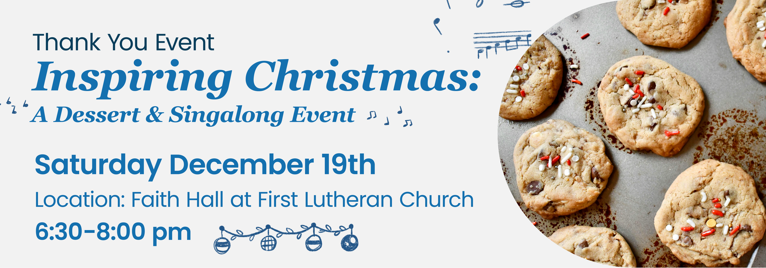 Inspiring Christmas: A Dessert and Singalong Event