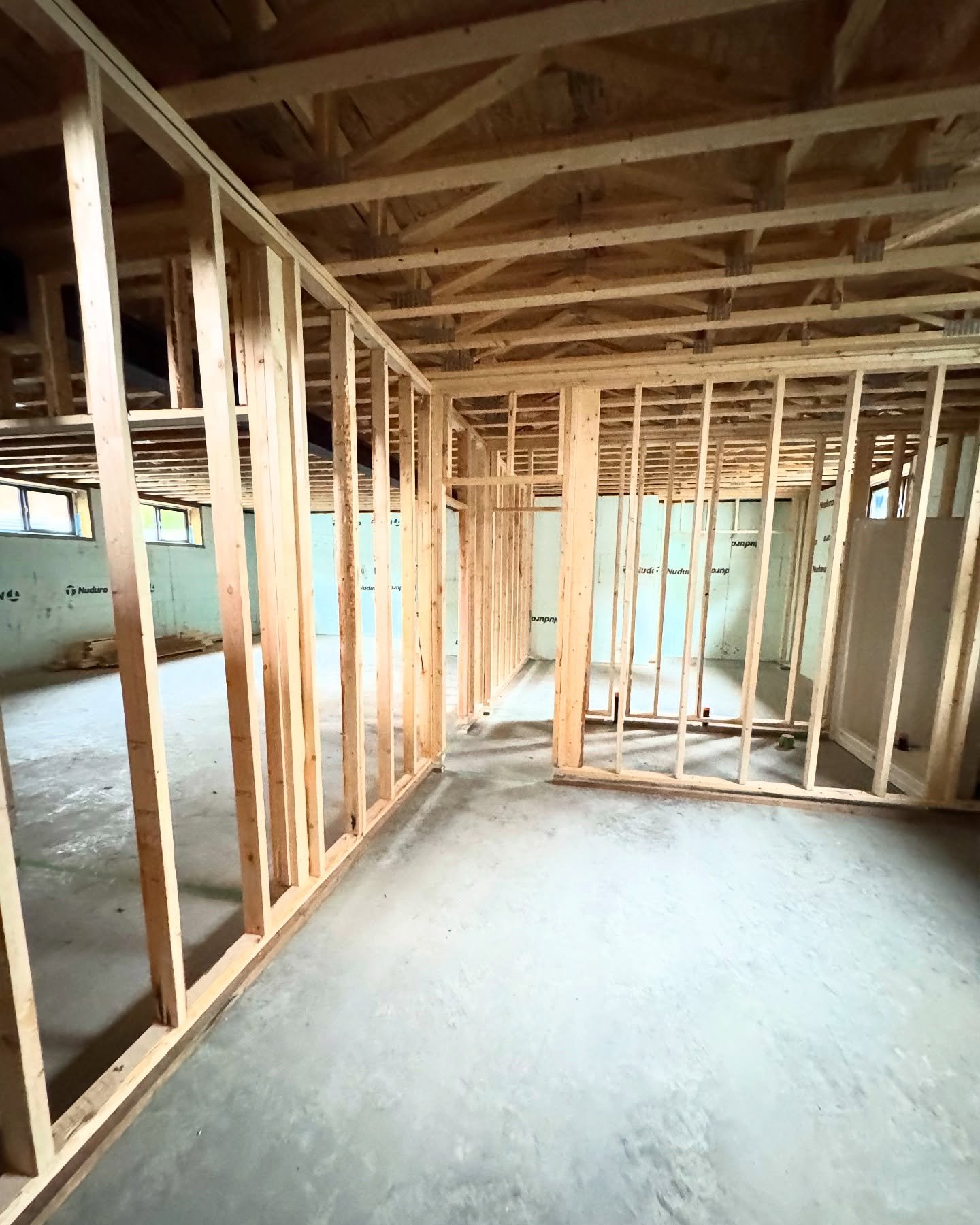 Another basement done perfect for maximizing space in the home. 1700 sqft for an office, man cave, two bedrooms and a bathroom! 🙌