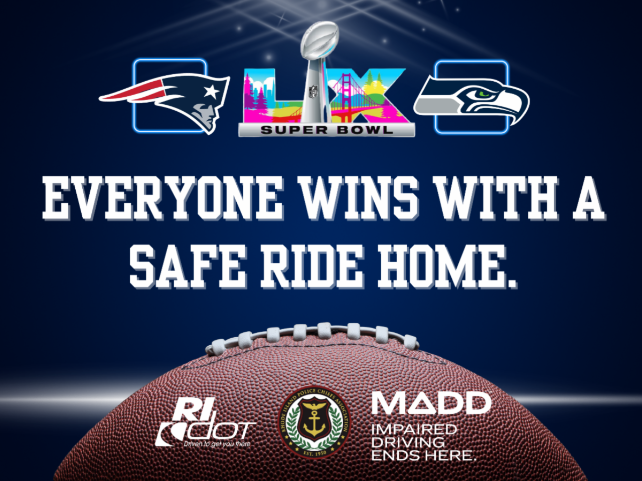 “Everyone Wins with a Safe Ride Home” - Two-time Super Bowl Champion Dan Koppen joins Traffic Safety Advocates to Deliver Super Bowl Sunday Message