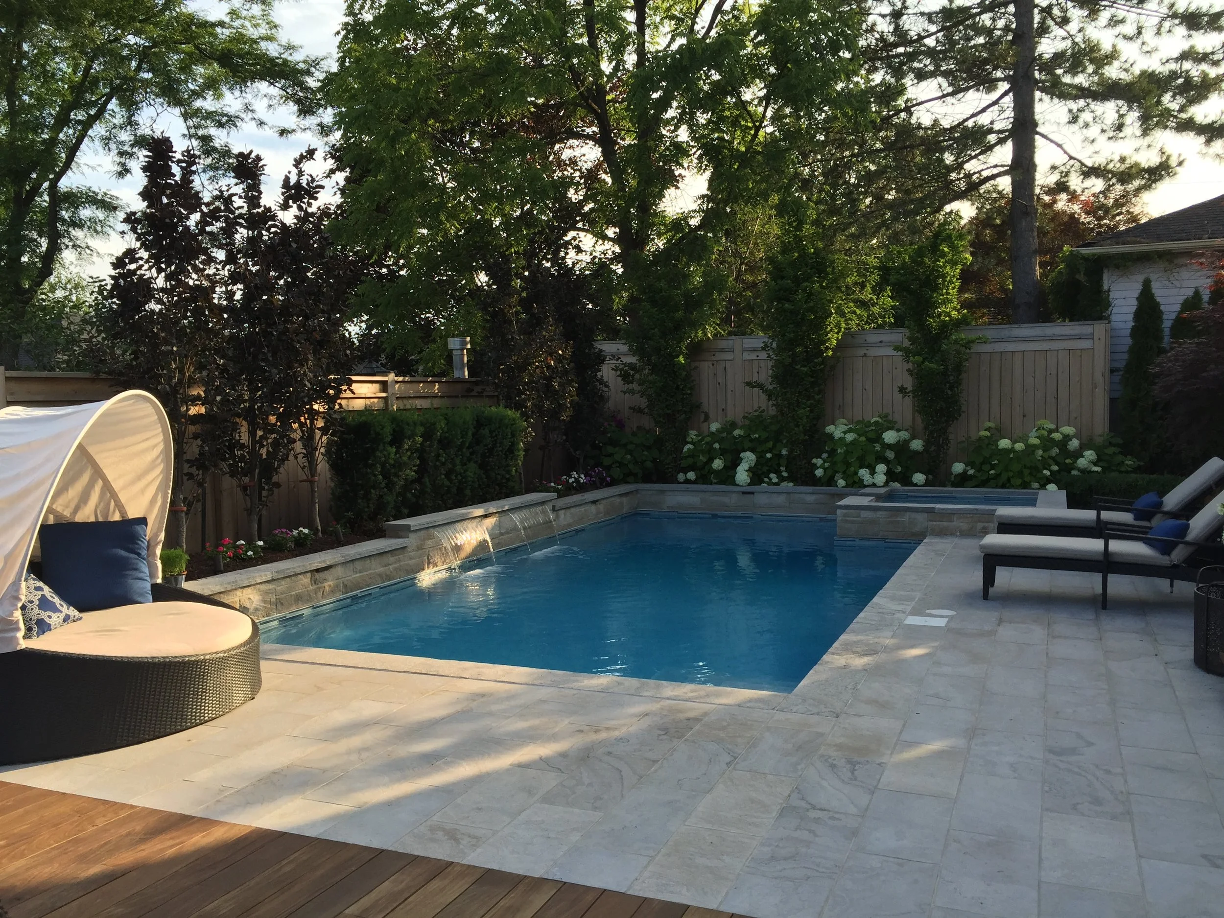 PSP Landscape - Pool Interlock patio stones landscaping