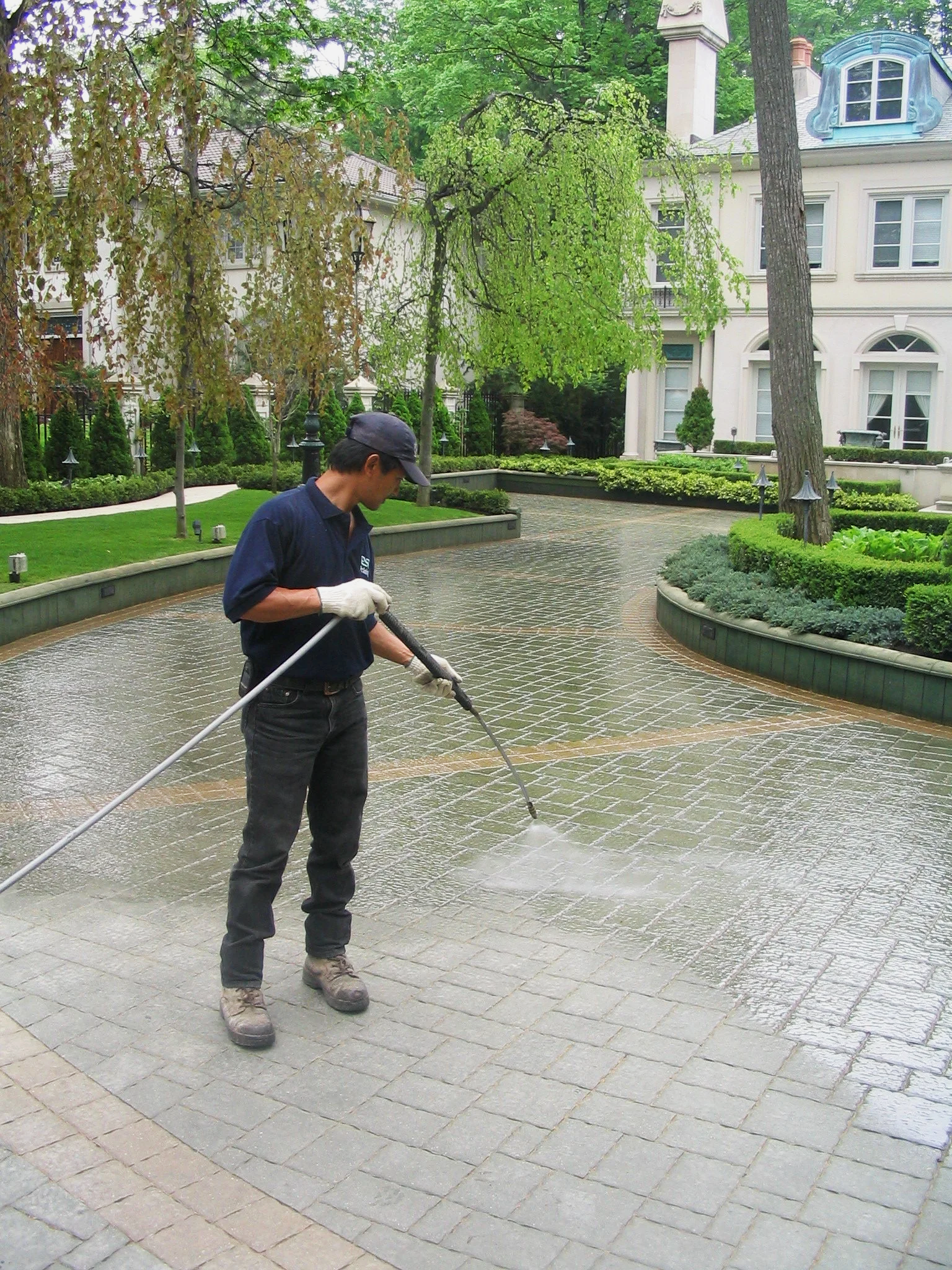 high power wash sand and seal