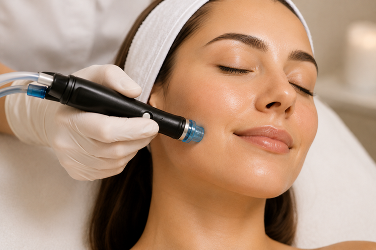 Soin Hydrafacial du visage en médecine esthétique à Grenoble