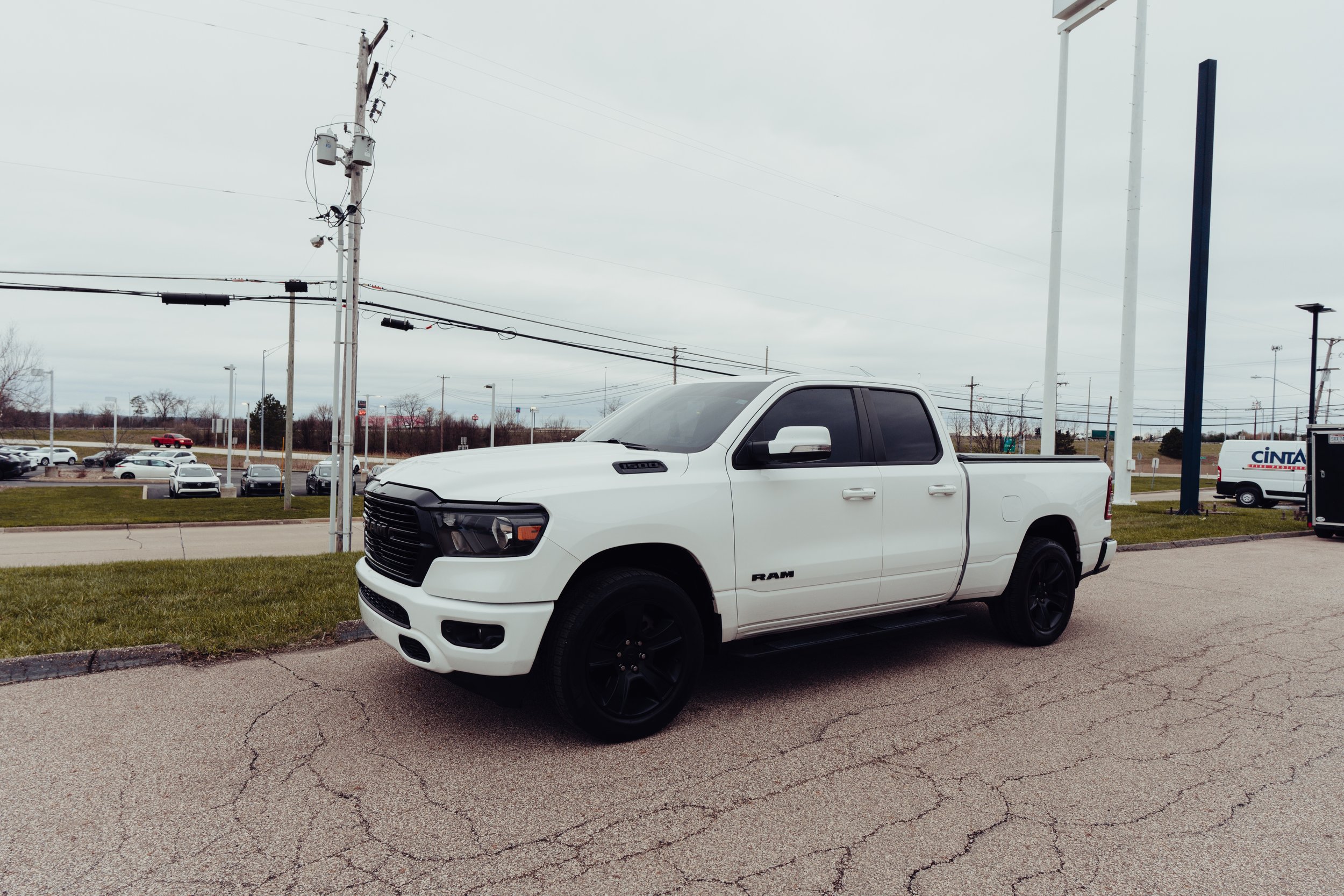 Ram Commercial Truck Curt side step upfit by Medina Upfit