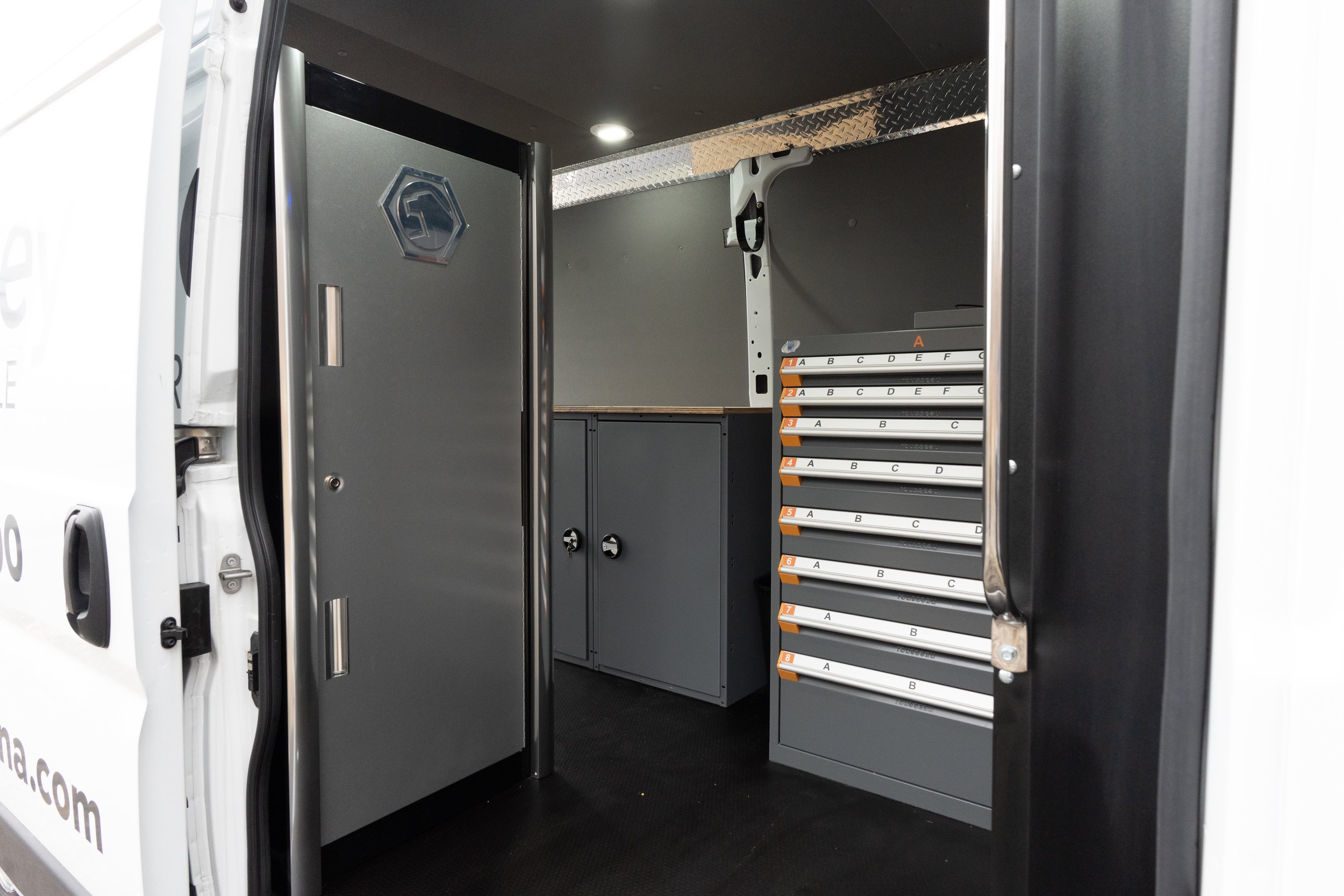 Mobile Service Van with Matco tool cabinet upfit
