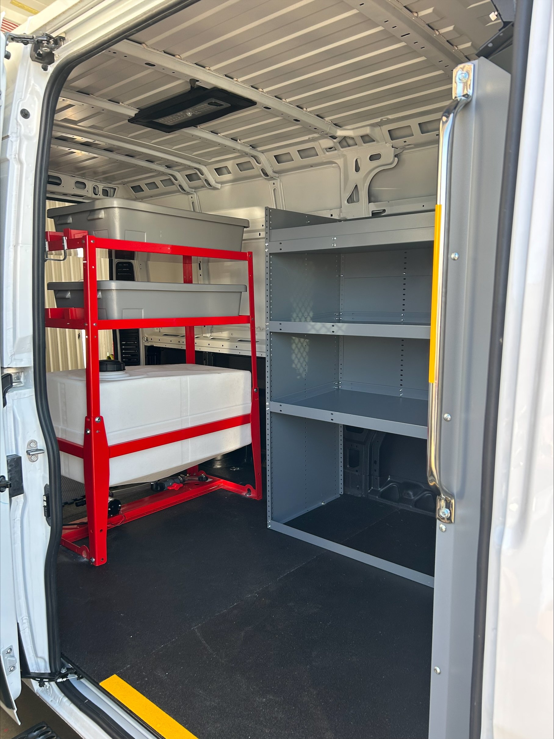 Dodge Pro Master Contractor Van Upfit by Medina Upfit