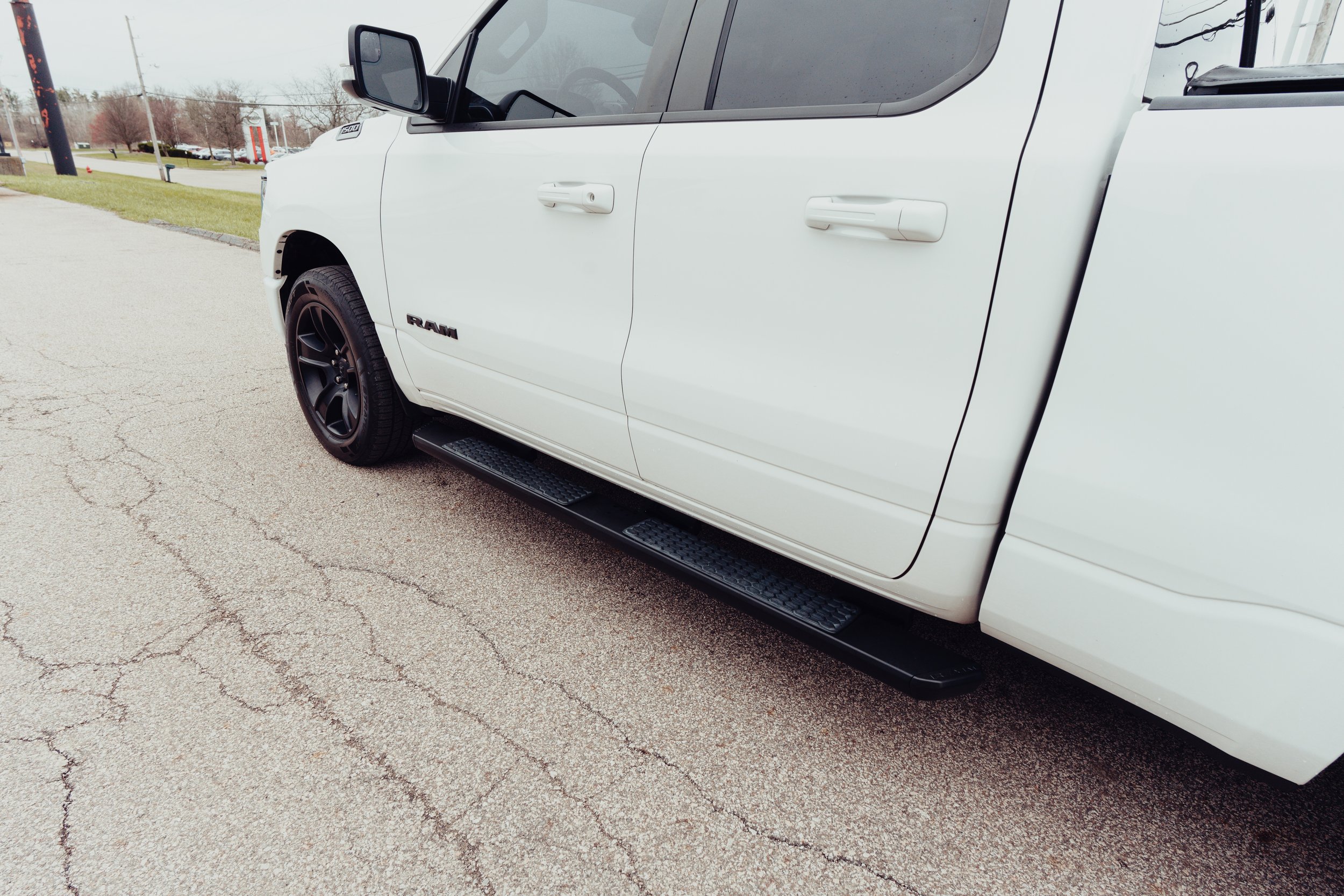 Ram Commercial Truck Curt side step upfit by Medina Upfit
