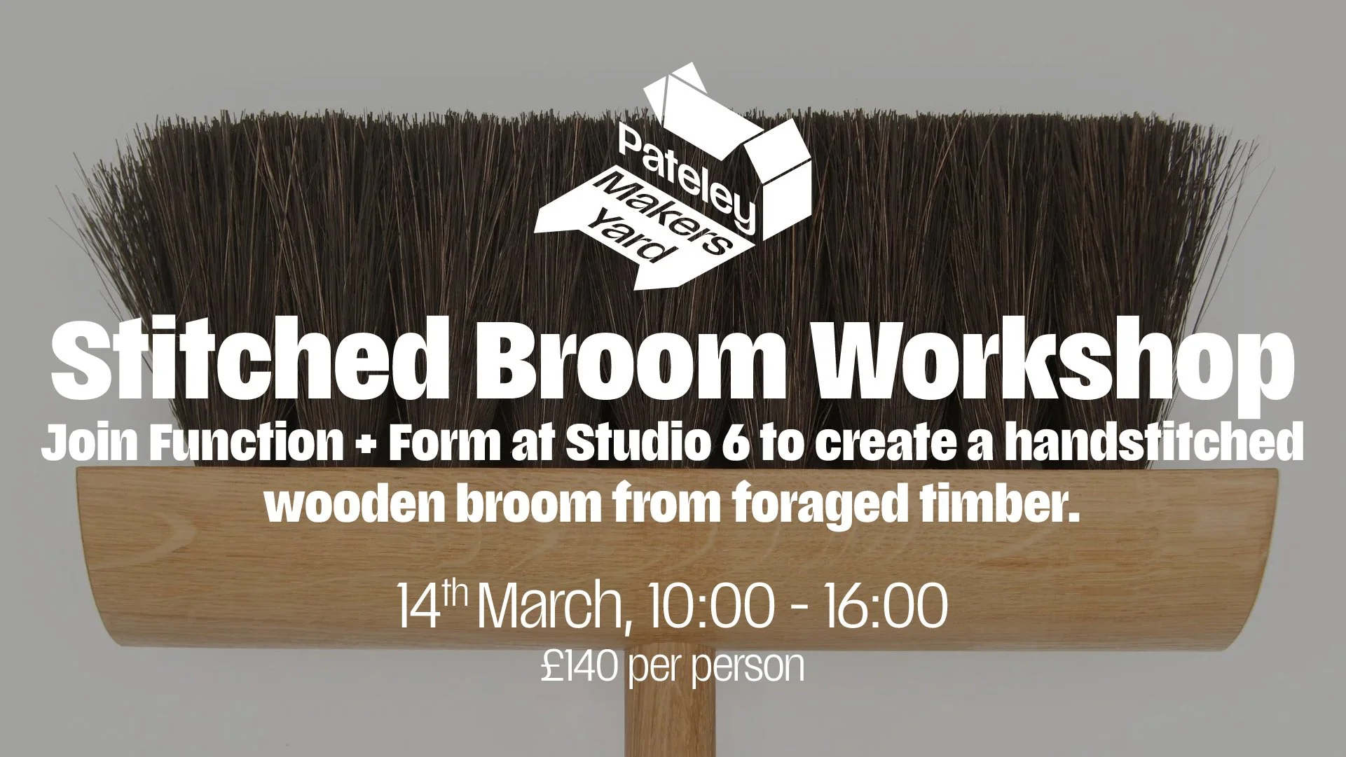 Stitched Broom Workshop with Function & Form
