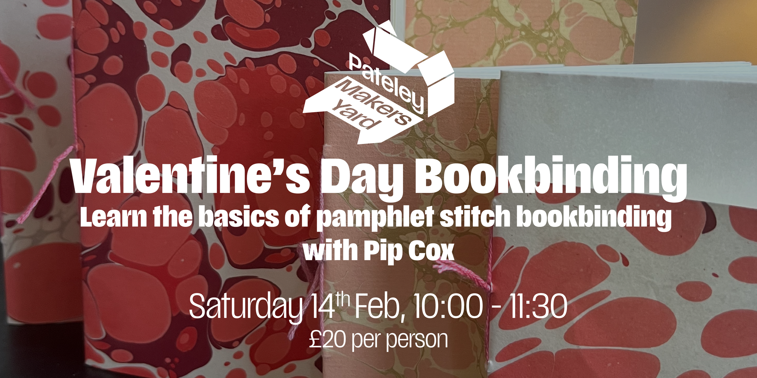 Valentines Bookbinding Workshop with Pip Cox