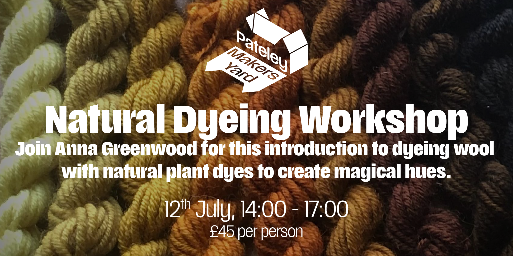Natural Dyeing Workshop with Anna Greenwood