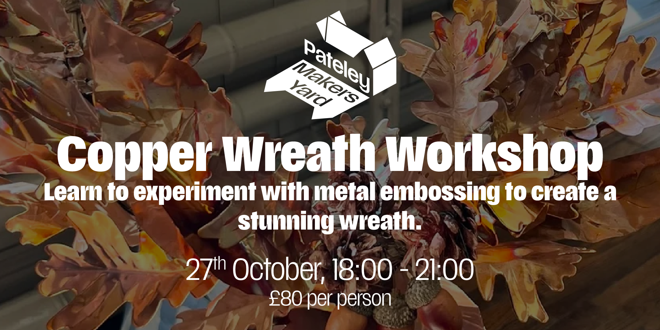 Copper Wreath Workshop with Tracy Reed