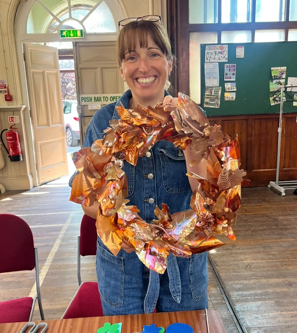 Copper Wreath Workshop with Tracy Reed