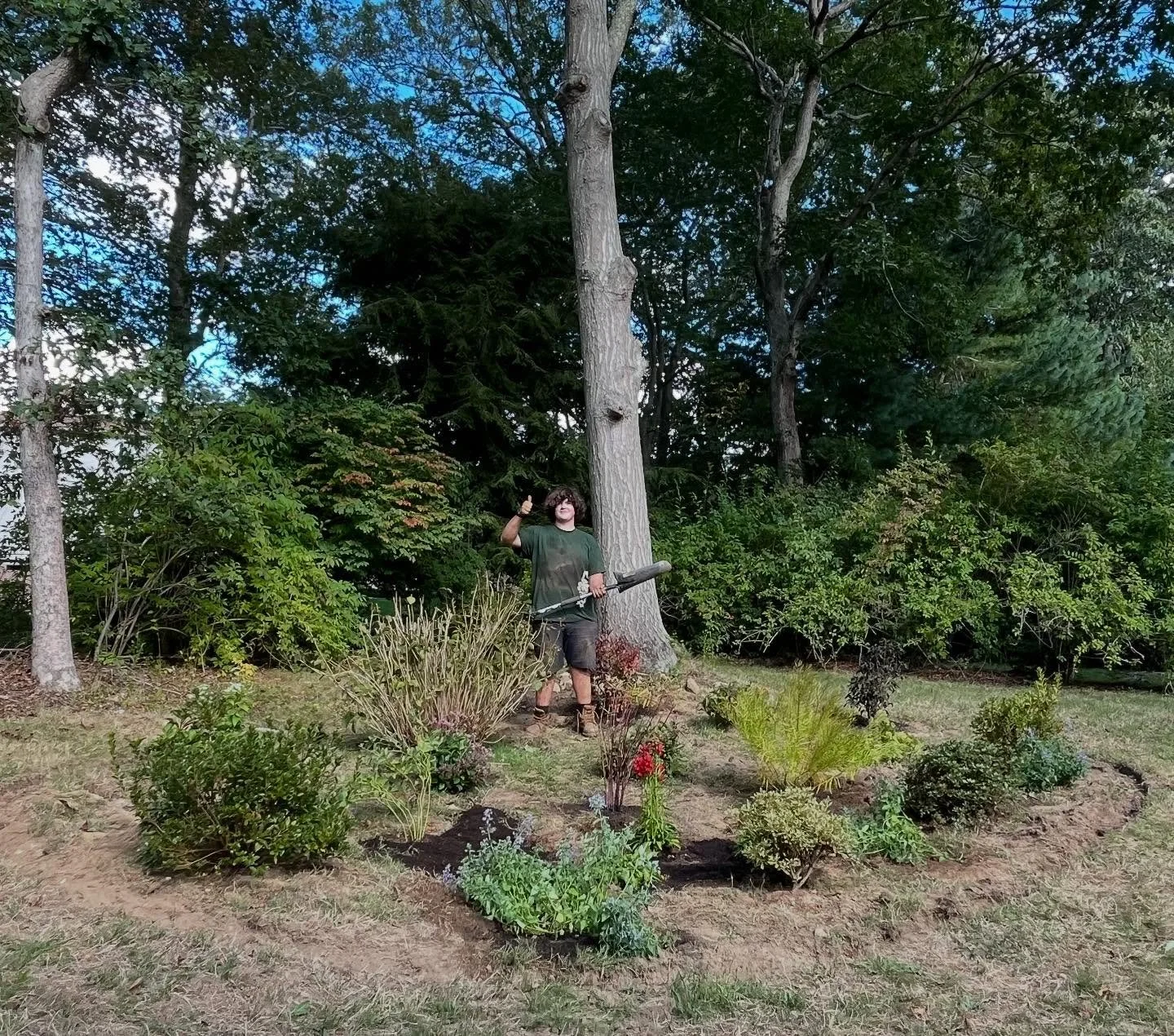 We hope you&rsquo;re heading into this weekend as happy as Lucas is in this new garden that he just installed!