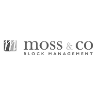 This is the logo of Wimbledon bassed Moss & Co block management