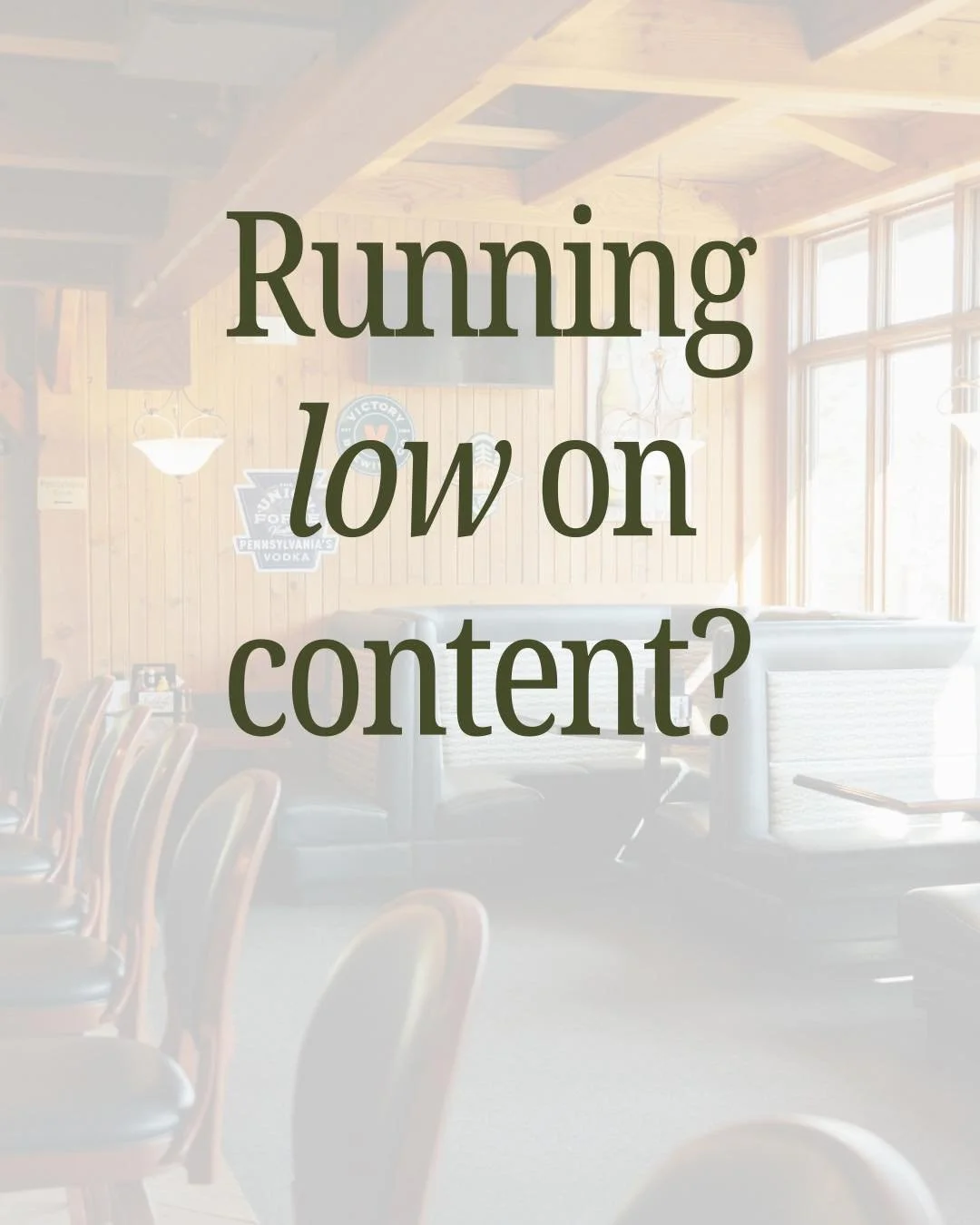 Running low on content happens to every business.
I&rsquo;m here to make it easier with fresh photos you can use across your website, socials, and day to day marketing.