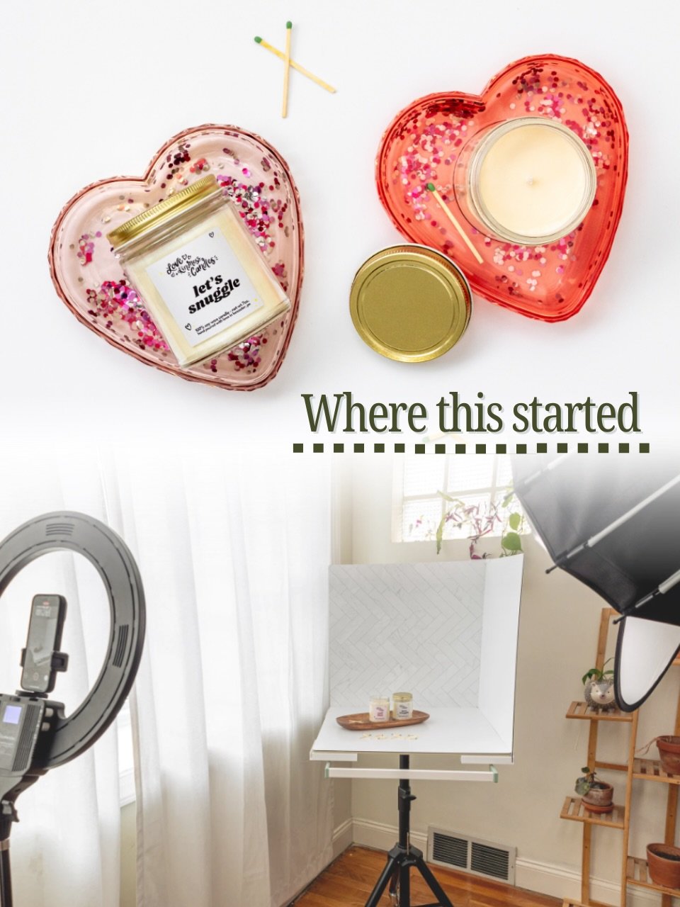 Since it&rsquo;s Valentine&rsquo;s Day, this feels like a good time to look back on this shoot.

@loveandkindnesscandles was one of the first new brands I connected with after quitting my full time job in marketing to pursue Trexx Media more. I remem