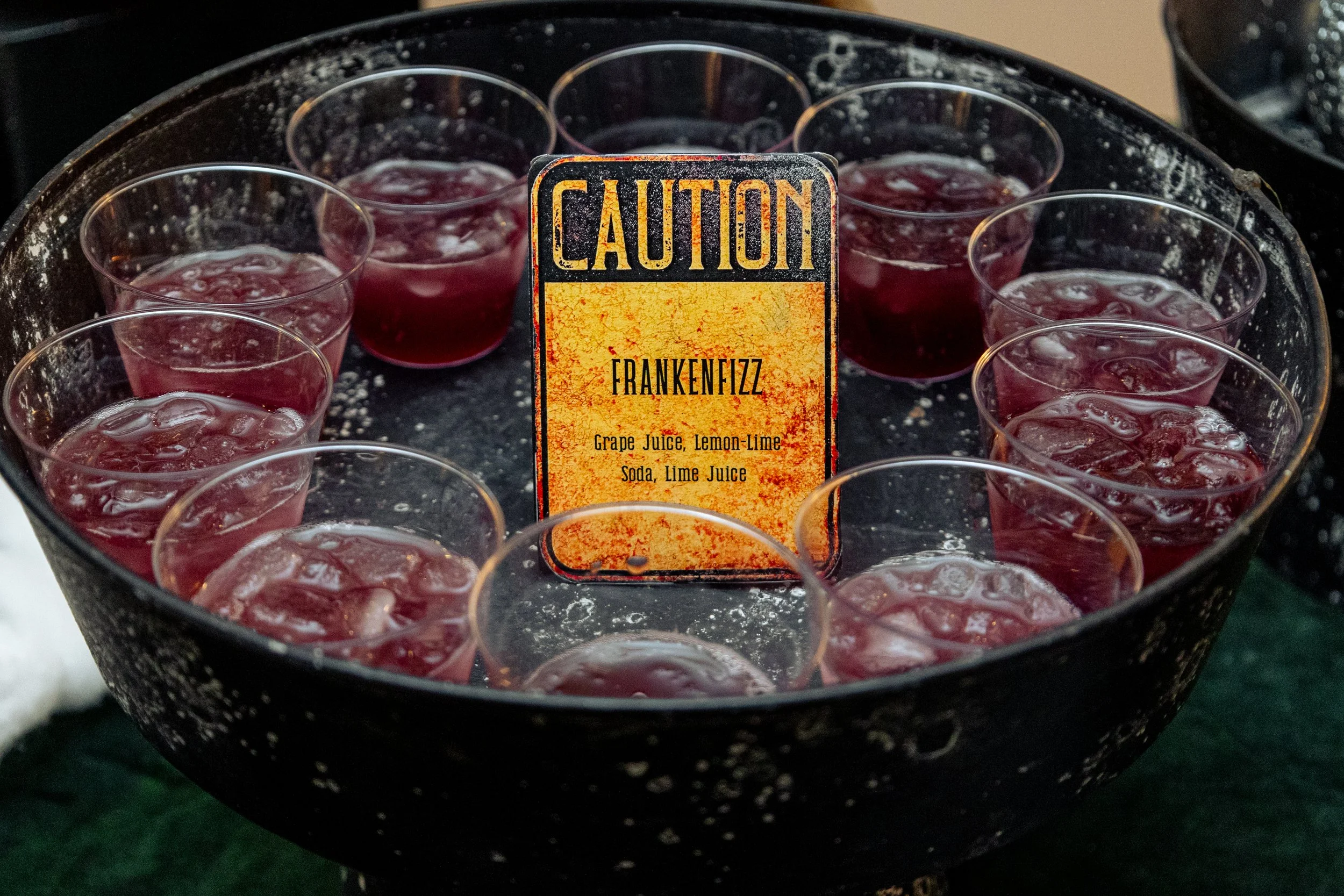 Drink specials at the Night at the Library event at the Cleve J. Fredricksen Library in Camp Hill