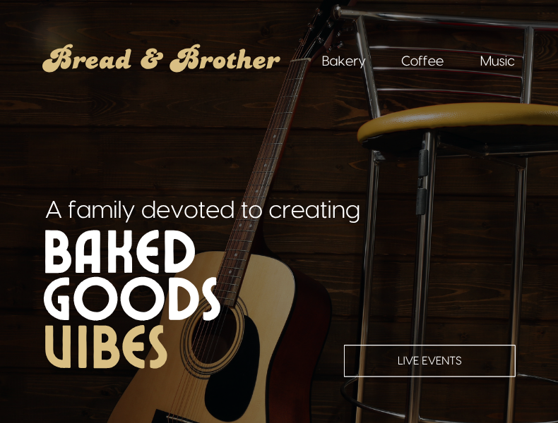 Bread & Brother - Coffee & Pastry Shop Speculative Concept – Property of AM Branding Agency