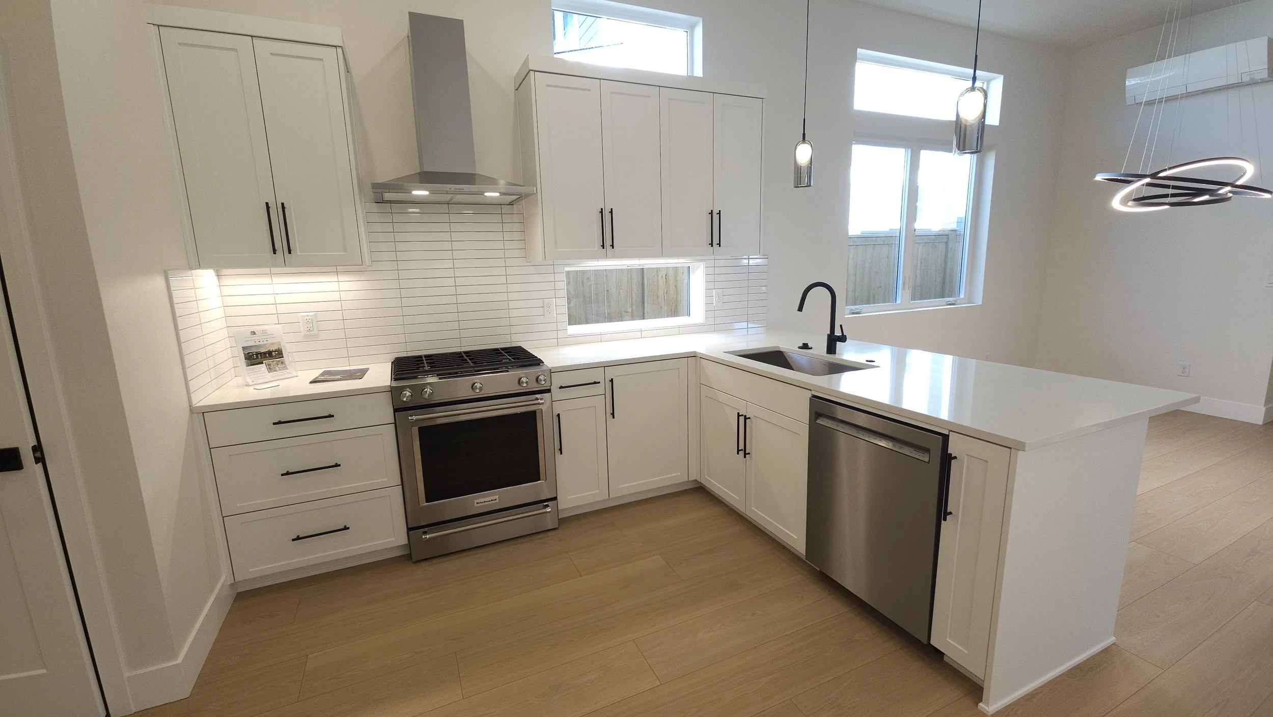 Contemporary Transitional Kitchen Remodel by North Cabinet Company project photo