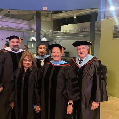 With Governing Board members 2023 - 2025