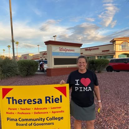Installing campaign signs in 2022