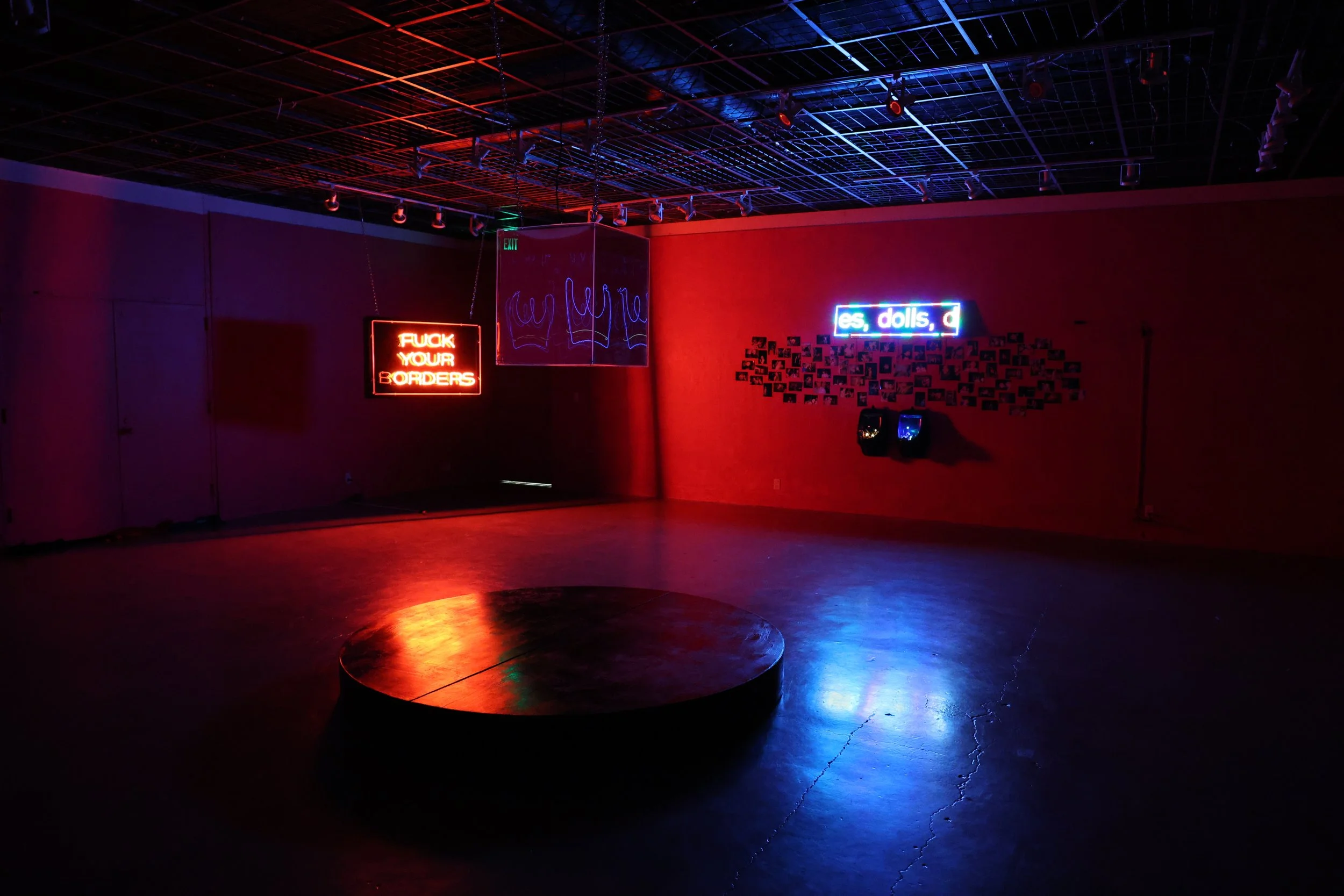CLUB 2561 (2026) Installation View (Lights Off)
