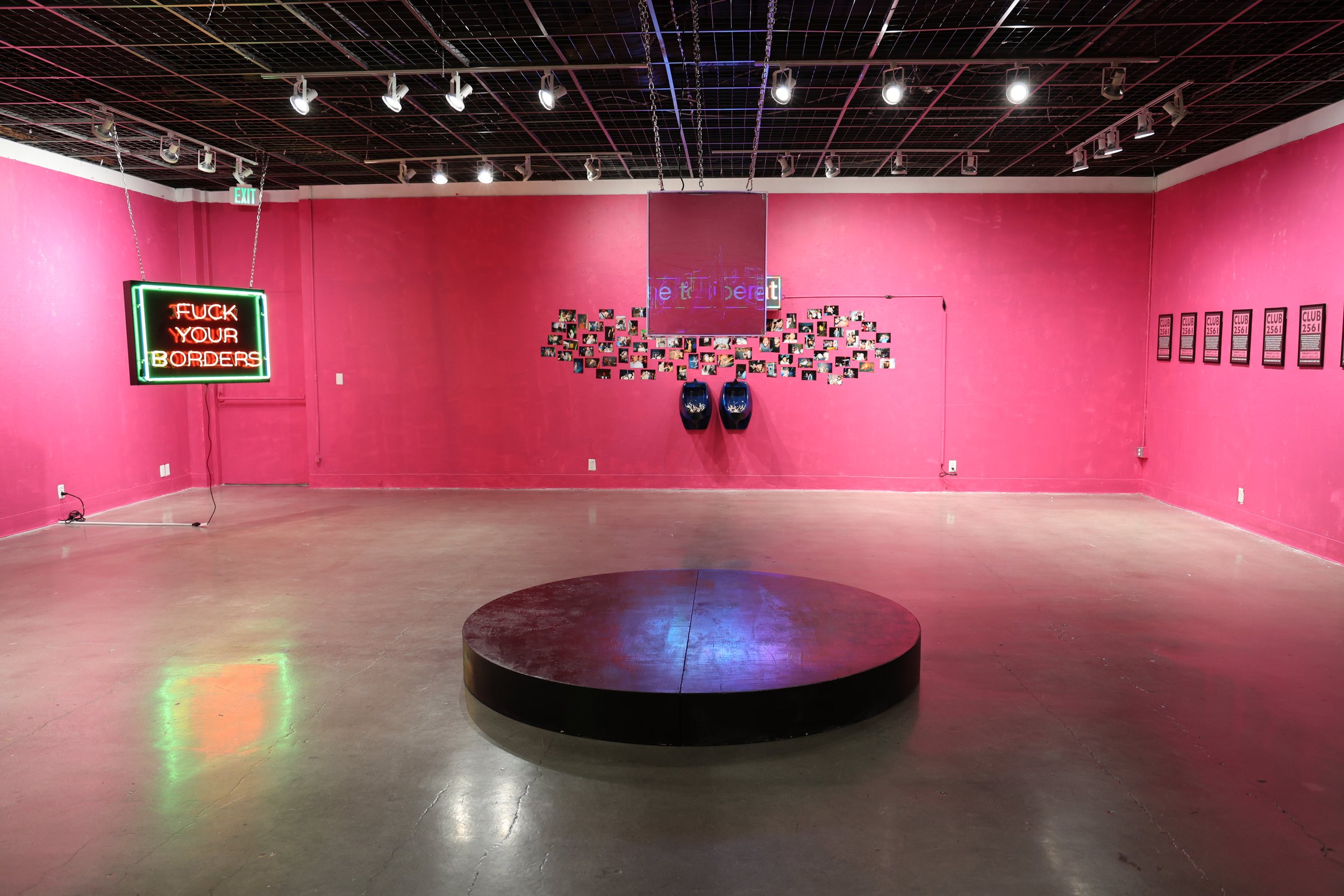 CLUB 2561 (2026) Installation View (Lights On)