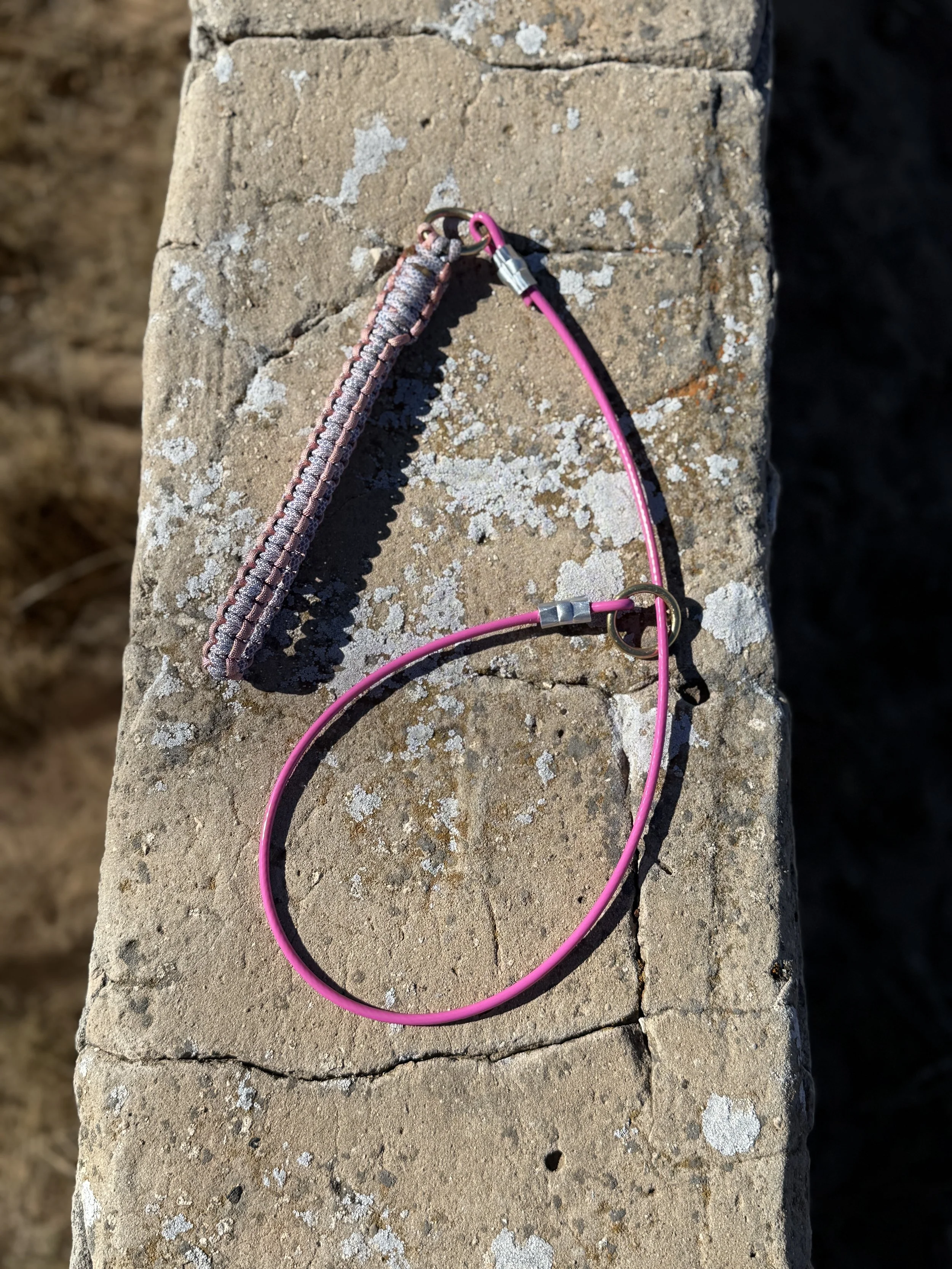 Pink & Purple Slip Lead