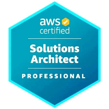 AWS Certified Solutions Architect Professional badge.
