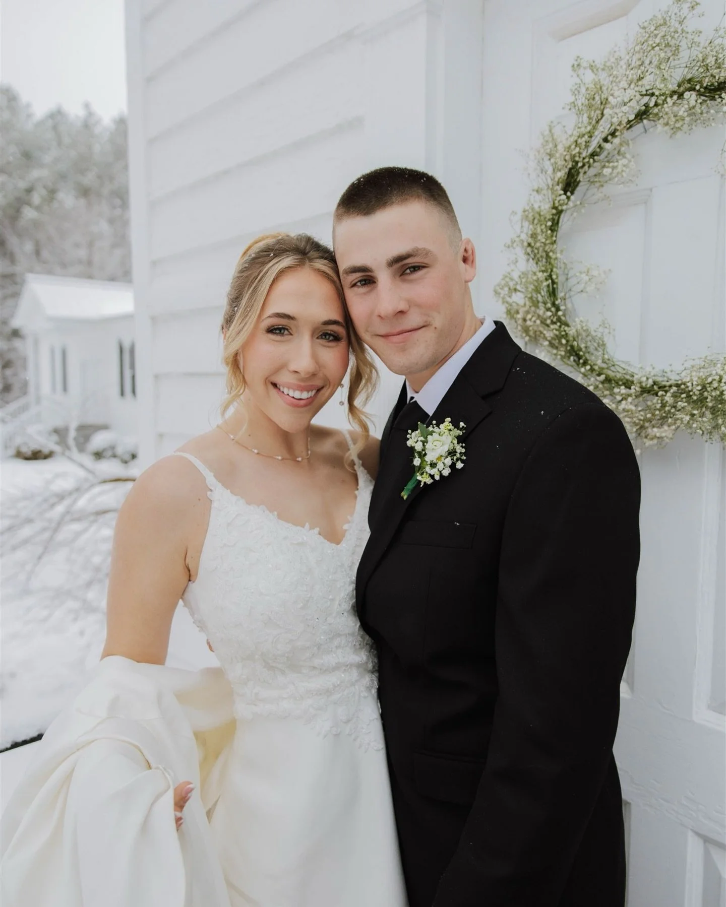 My cheeks hurt from smiling at this gallery &amp; now it&rsquo;s finally in the hands of the Mr. &amp; Mrs. 💌🤍🦢!!