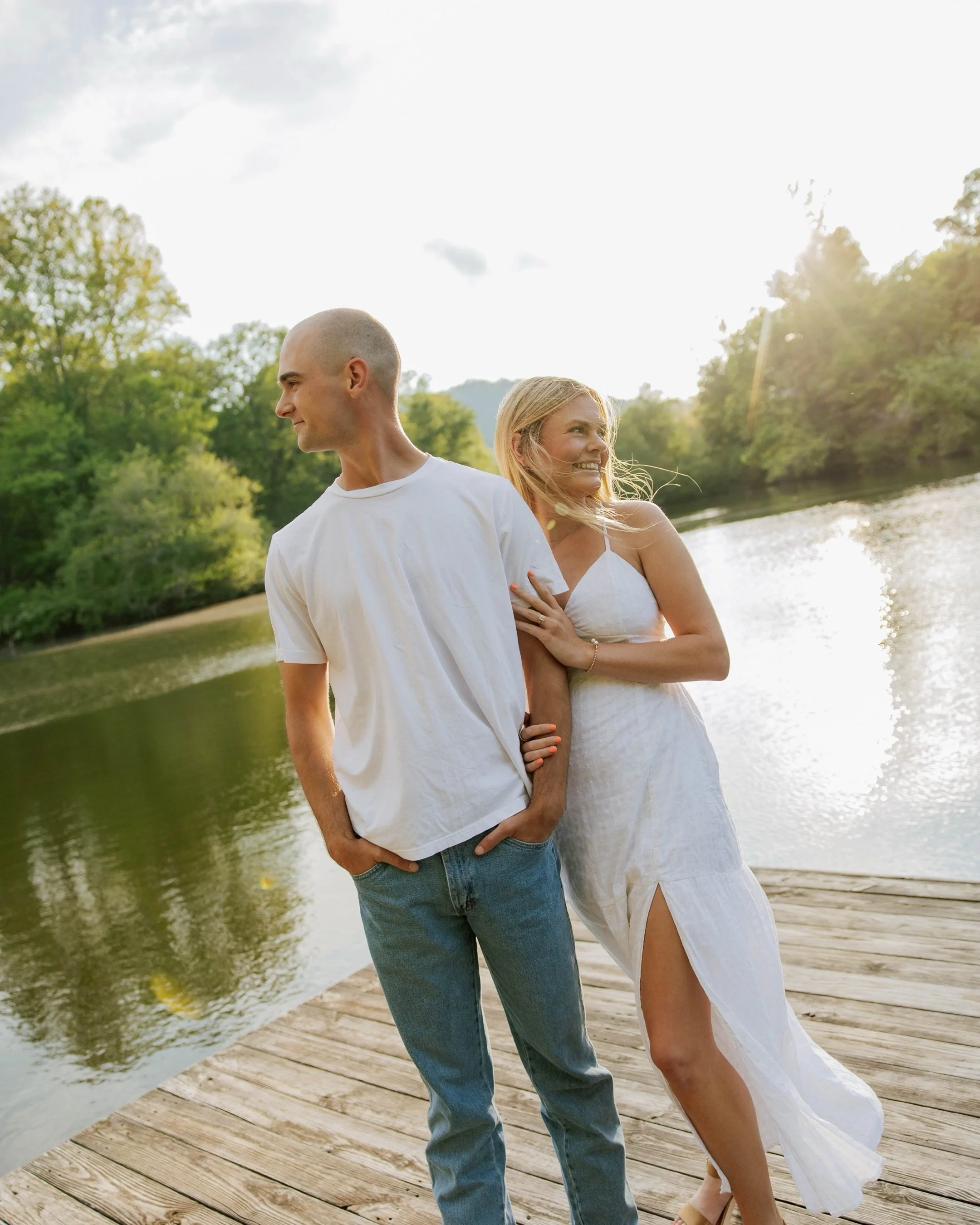 Had the sweetest night running around with E &amp; C ! It&rsquo;s so hard to believe their big day is officially a month away. If their wedding is anything like their engagement session, we&rsquo;re going to have a blast creating some magic! ✨🤍