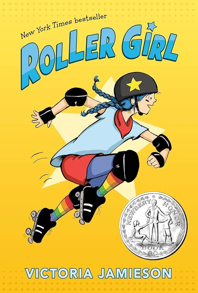 The cover of 'Roller Girl'