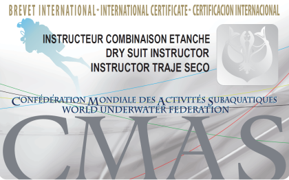 CMAS Drysuit diver
