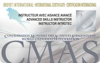 CMAS Advanced Skills Diver