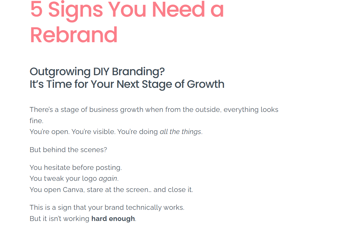 Portfolio piece of blog post copy which was edited for humanisation from an AI draft