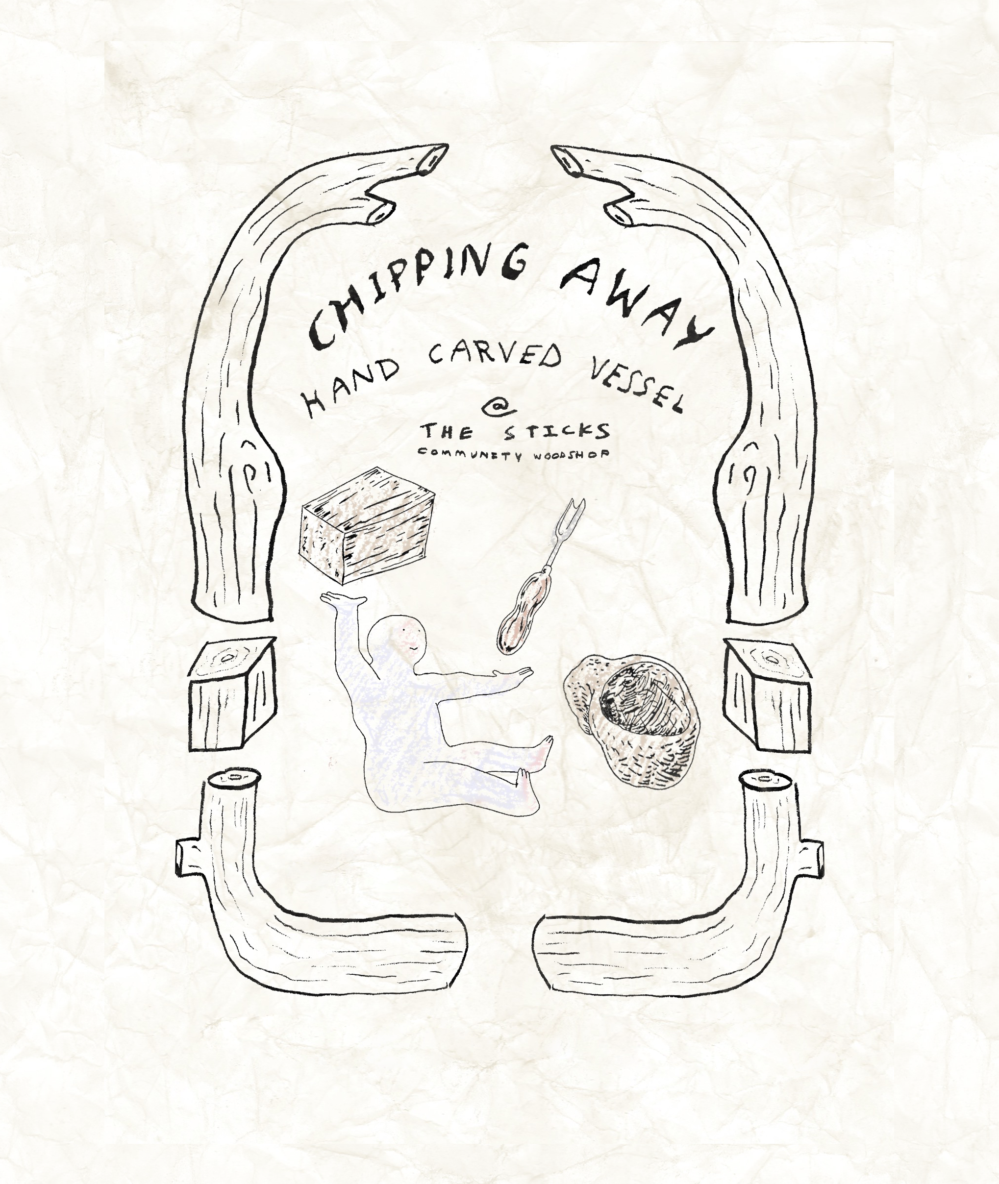 Chipping Away: Hand Carved Vessel