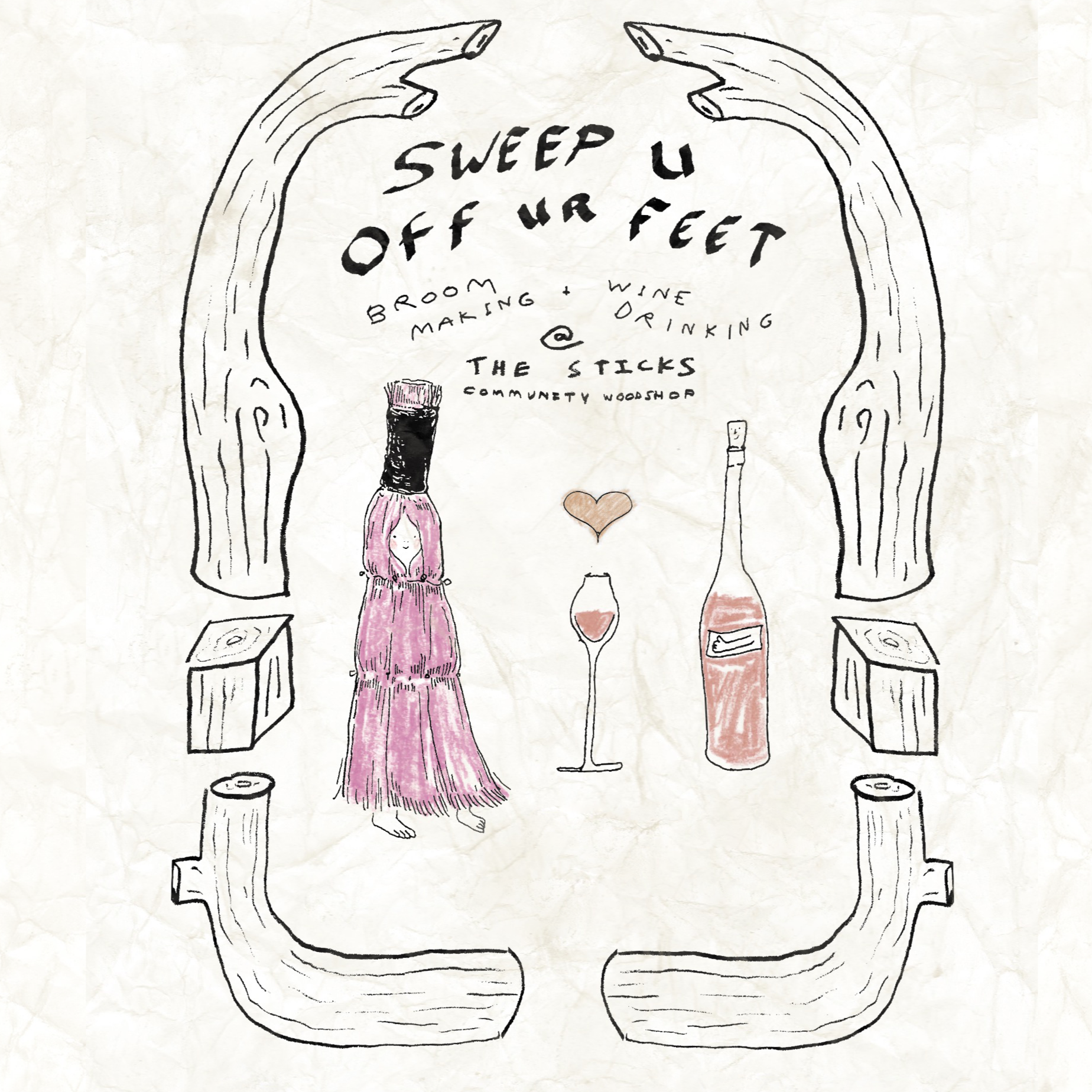 Sweep u off ur feet! (Broom making and wine drinking)