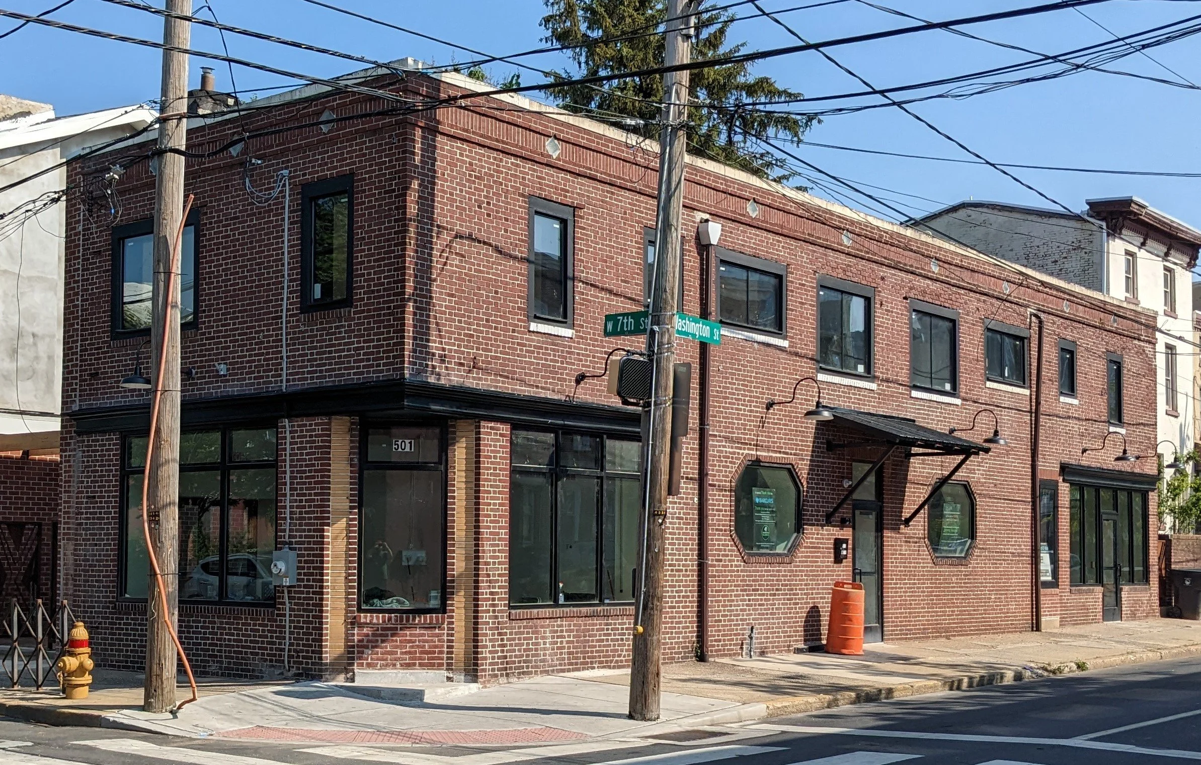The new facade