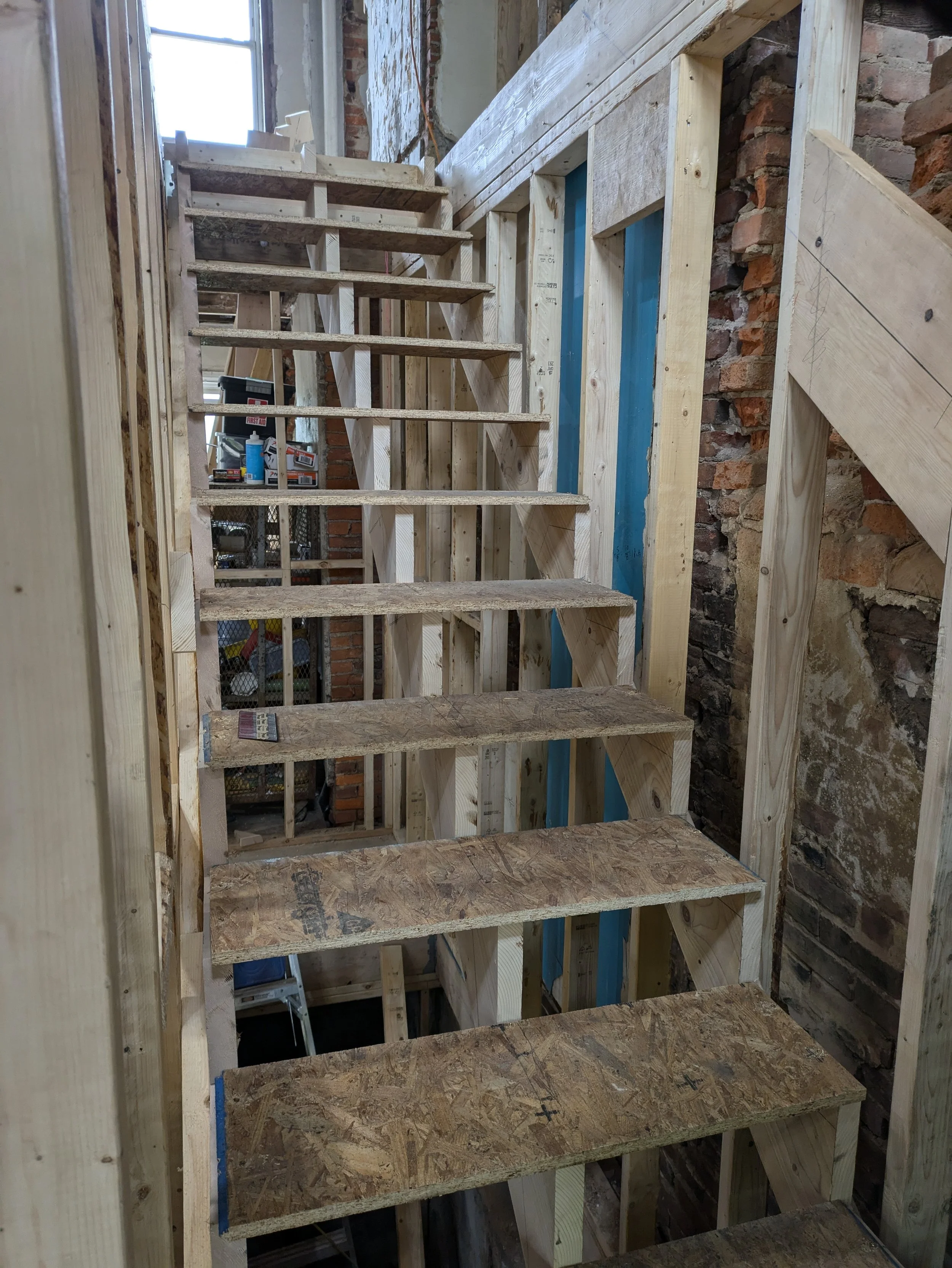 New stairs