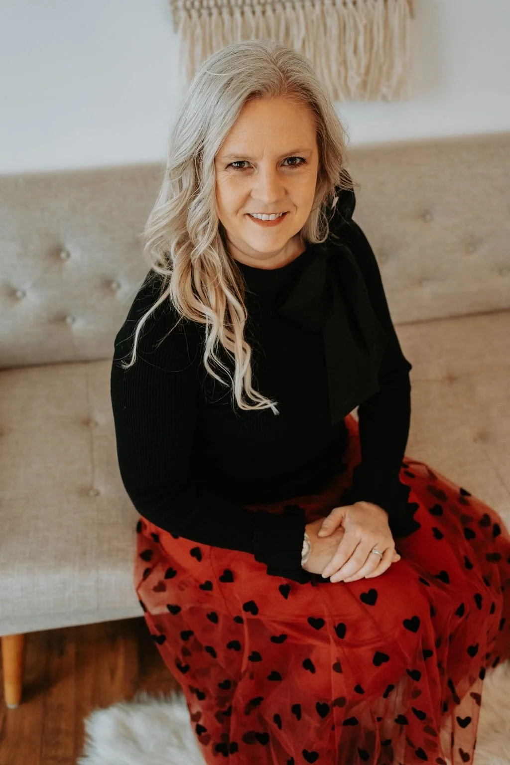 Portrait of Chele Titus, owner of Sewing Hands Alterations in Jenison, Michigan