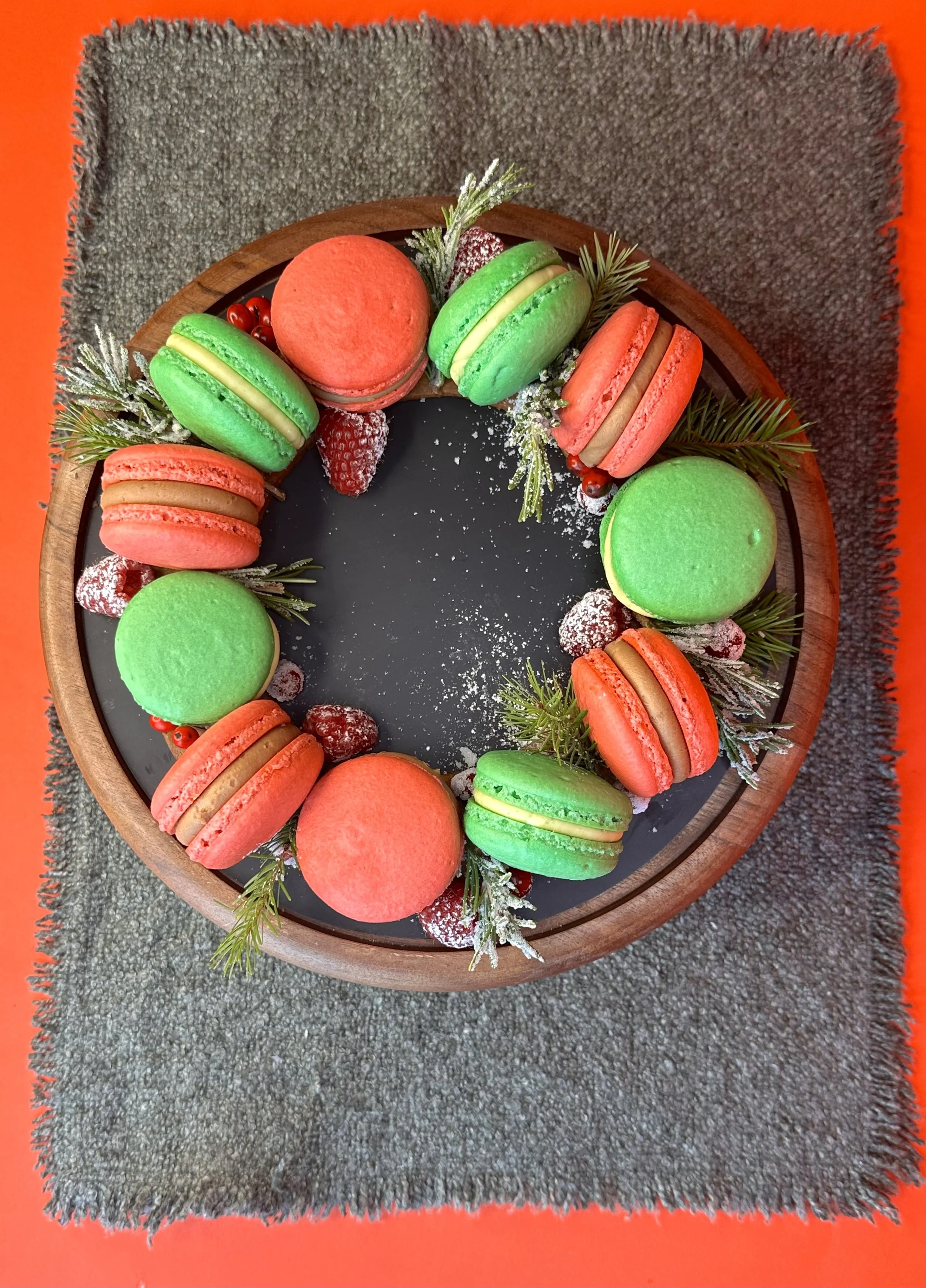 Macaron Wreath