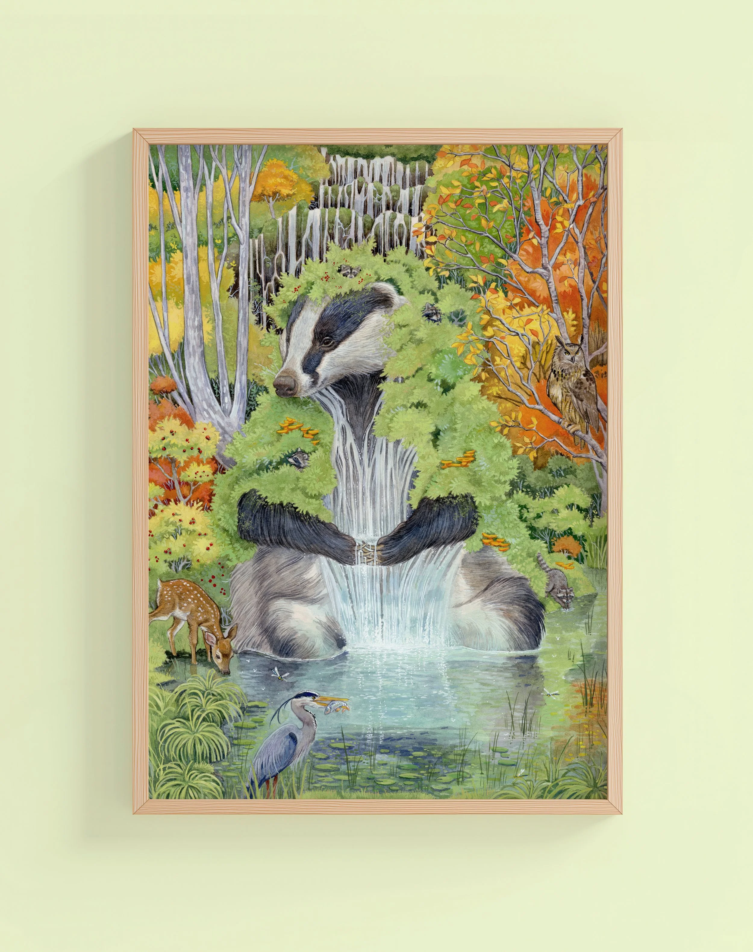 "Waterfall" Giclée Print