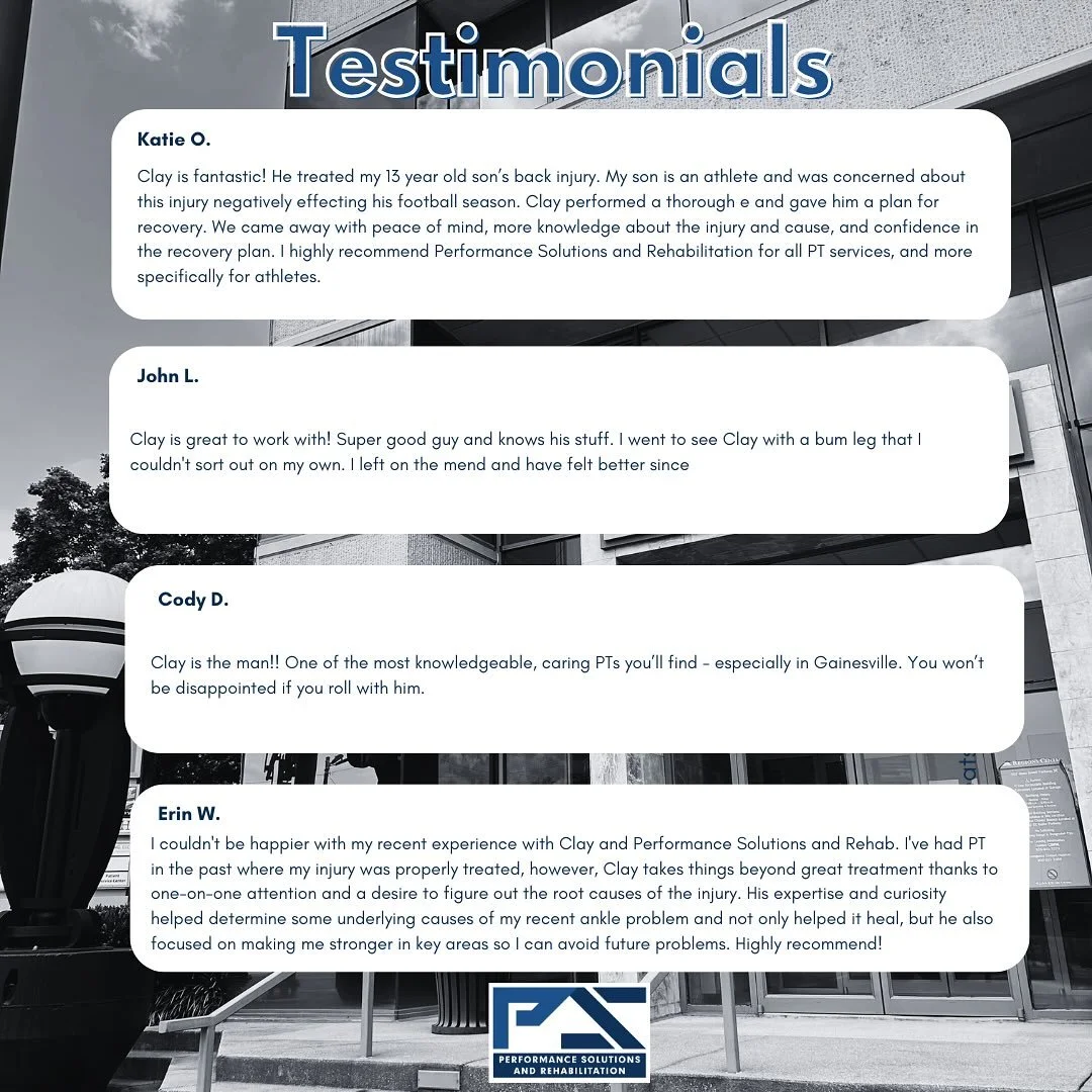 Sure, we think we&rsquo;re pretty cool 😎&nbsp;&nbsp;but helping athletes and active adults move pain-free, recover faster, and perform at their best? That&rsquo;s even cooler.
But don&rsquo;t just take it from us, hear it straight from our clients ?