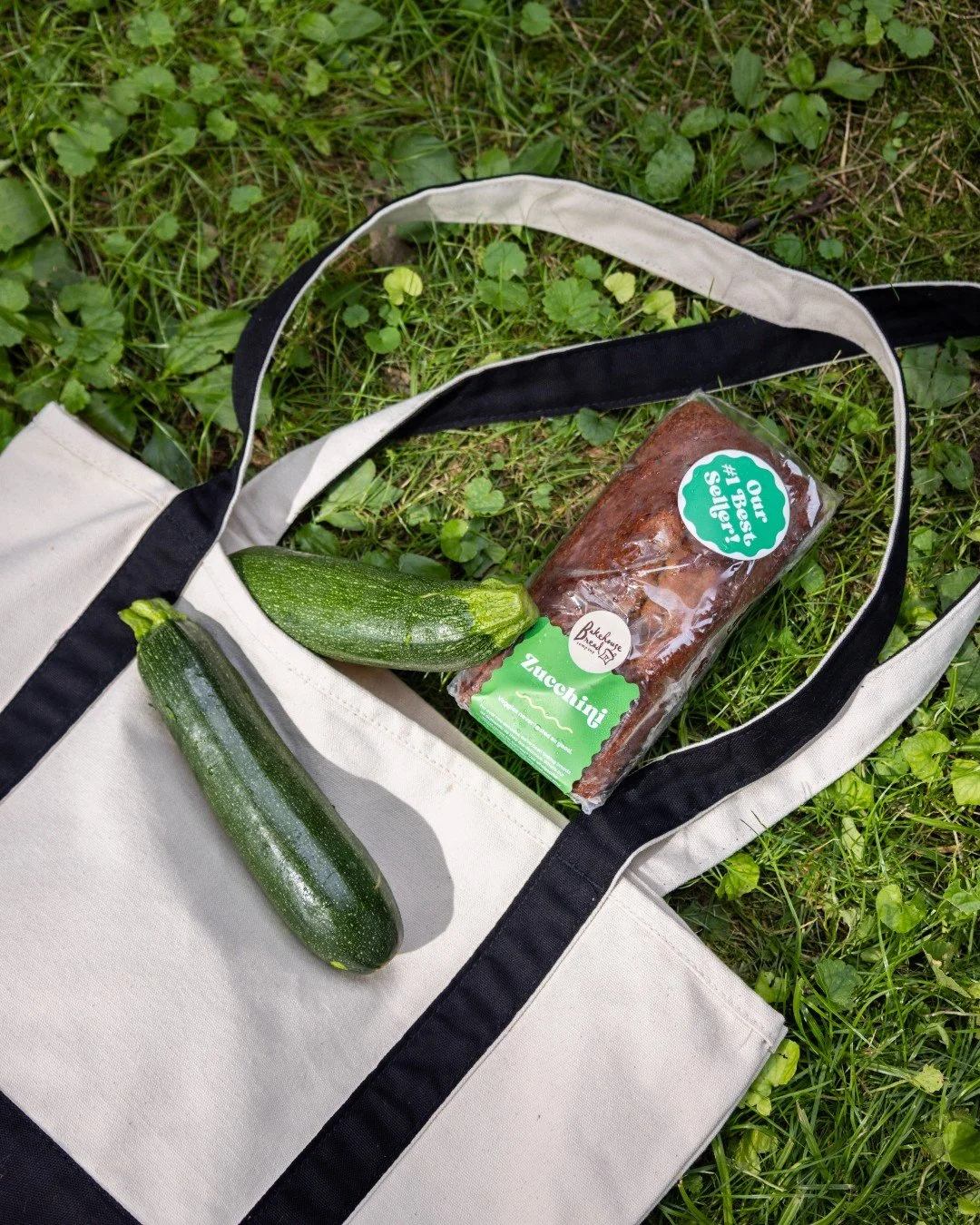 Your bag called. It wants zucchini bread. 🛍️💚