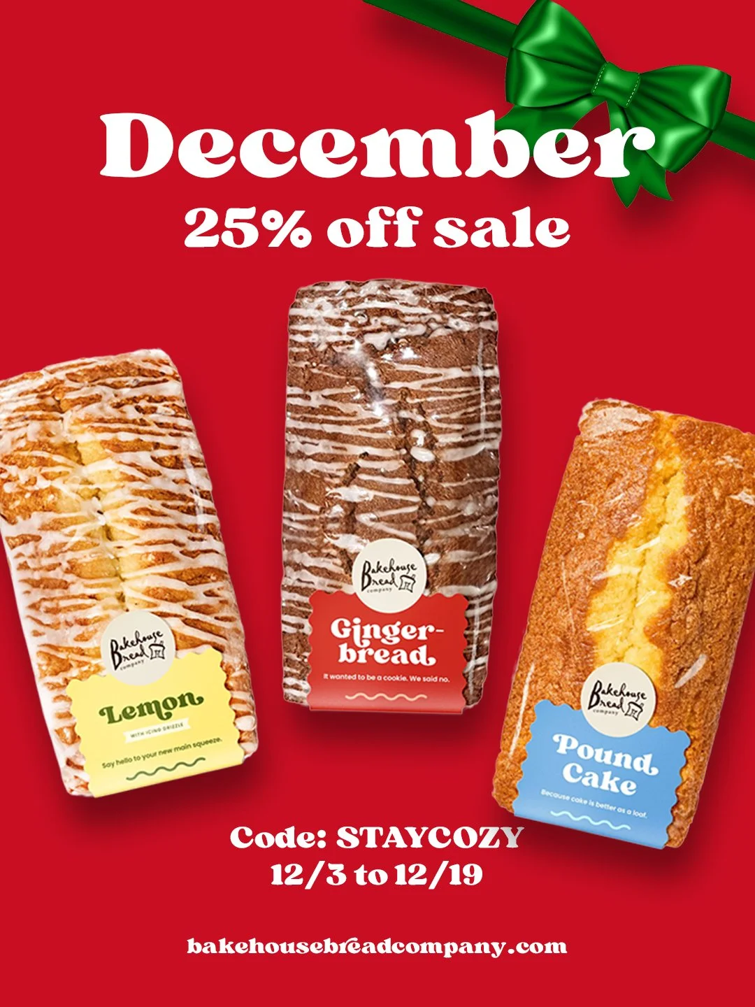 Cozy season just got a whole lot toastier. ❄️🍞
Starting today, enjoy 25% off every.single.item online with code STAYCOZY.
Stock up, gift out, or treat yourself because bread = love.