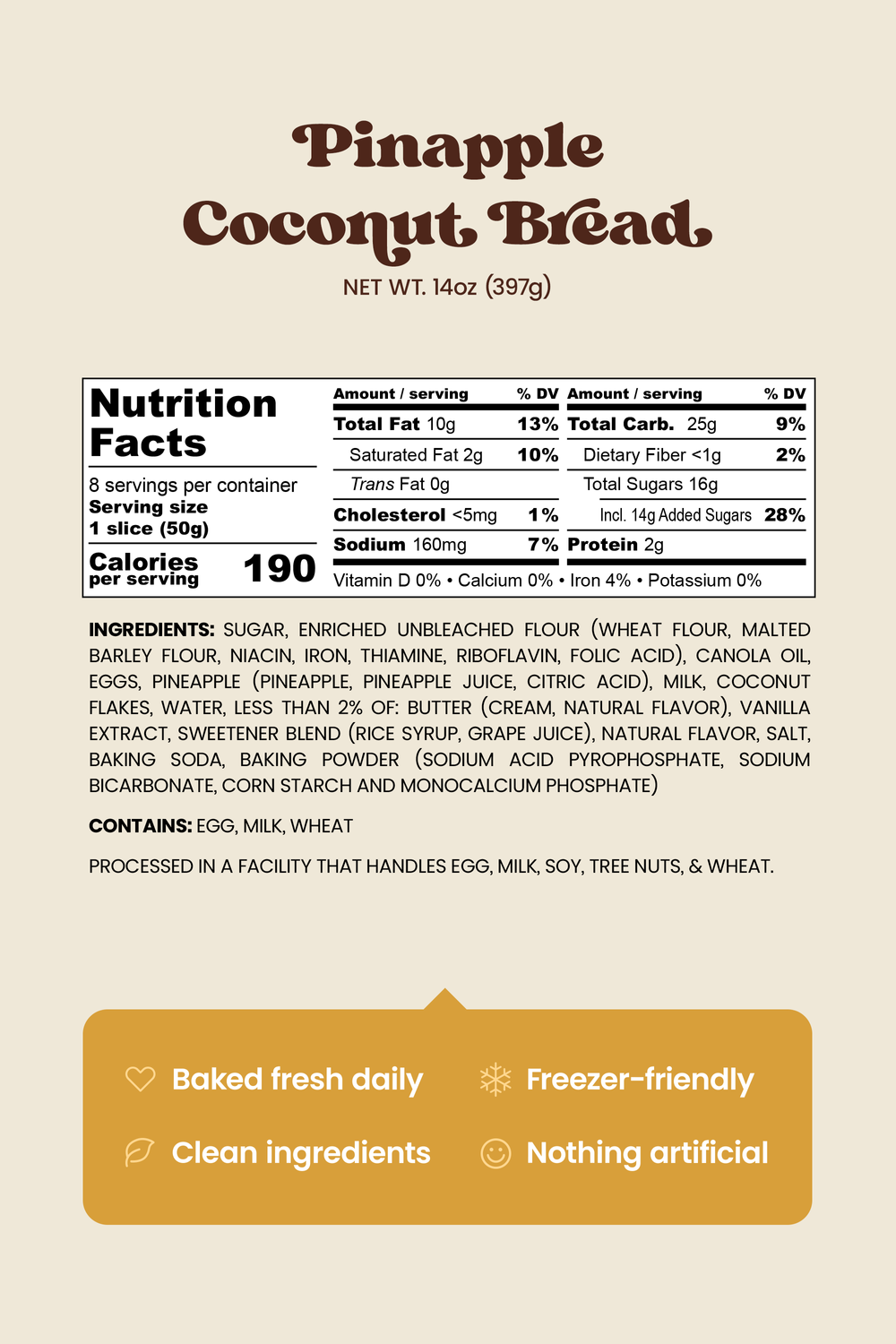 Sweet & Zesty 3-Pack — Bakehouse Bread Company