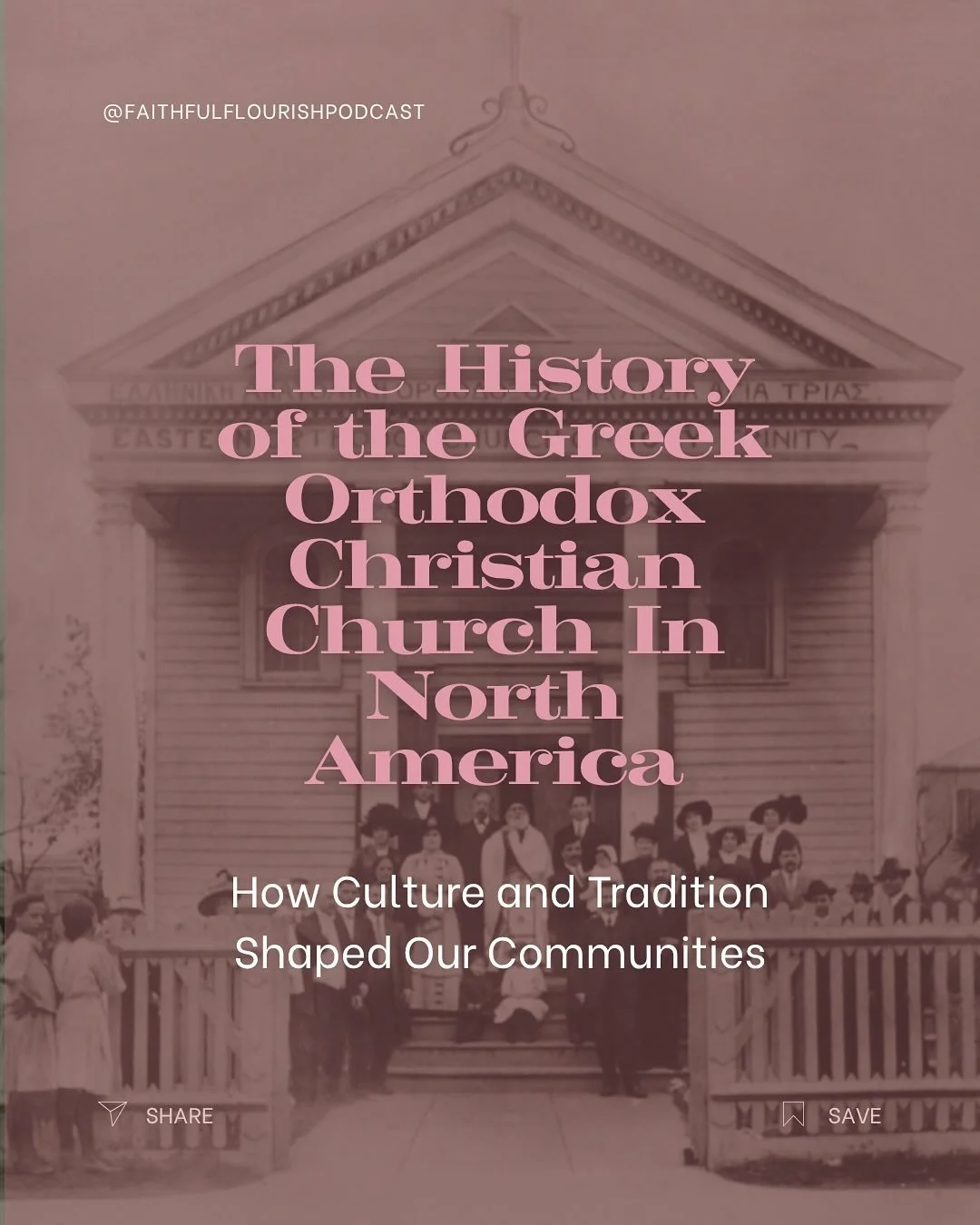 The rich history of Orthodox Christianity in the United States is rooted in the immigration of Greeks in the late 19th century to early 20th century. 

Originally created as places of community, Greek Orthodox Christian churches remain a place to pre