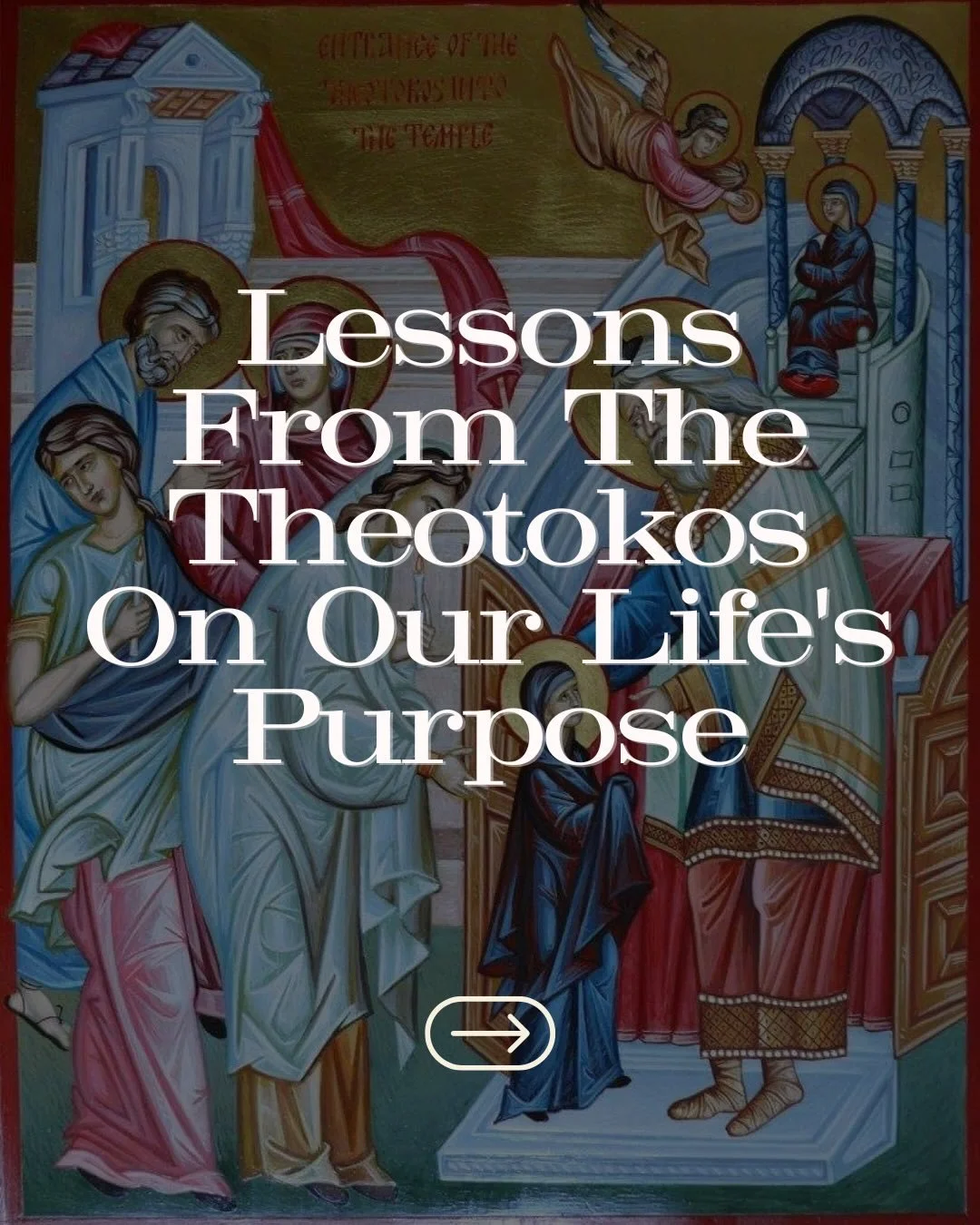 On November 21st we celebrated the Feast of the Entrance of the Theotokos into the Temple. 
 
As we continue to go through the Nativity fast, we can reflect on her purpose for entering into the temple. Women were not allowed into the temple during th