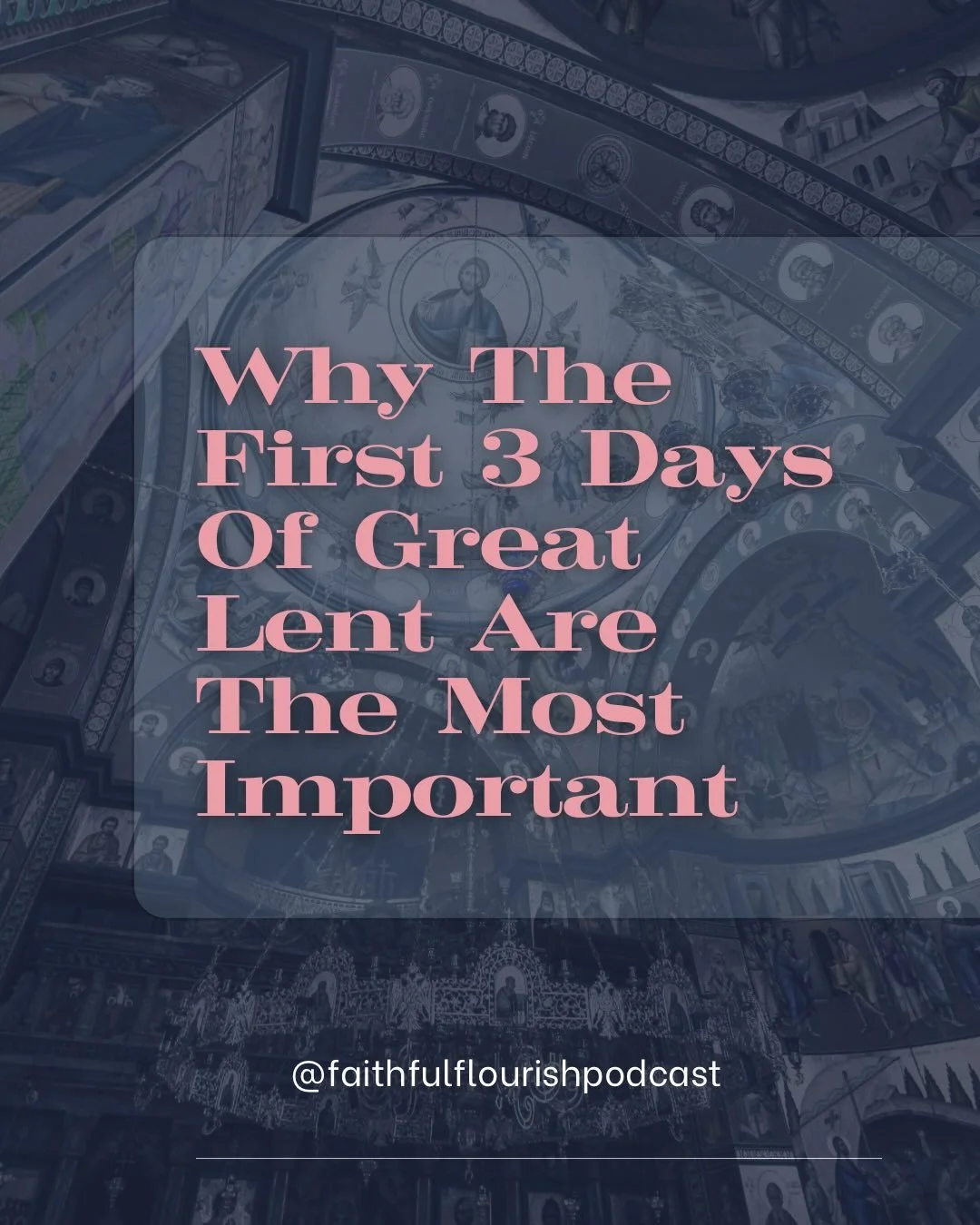 The start of Great Lent promises growth in our spiritual and physical lives. But when temptation grows, doubt enters into our minds. It is up to us to rise up when we fall.