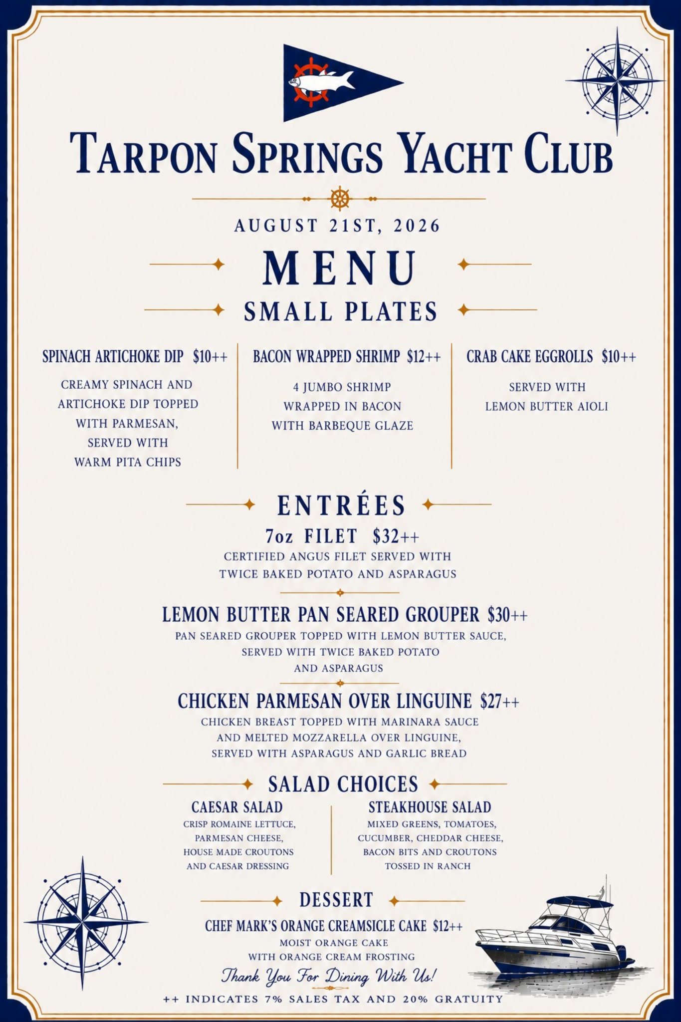 Friday Member Dining