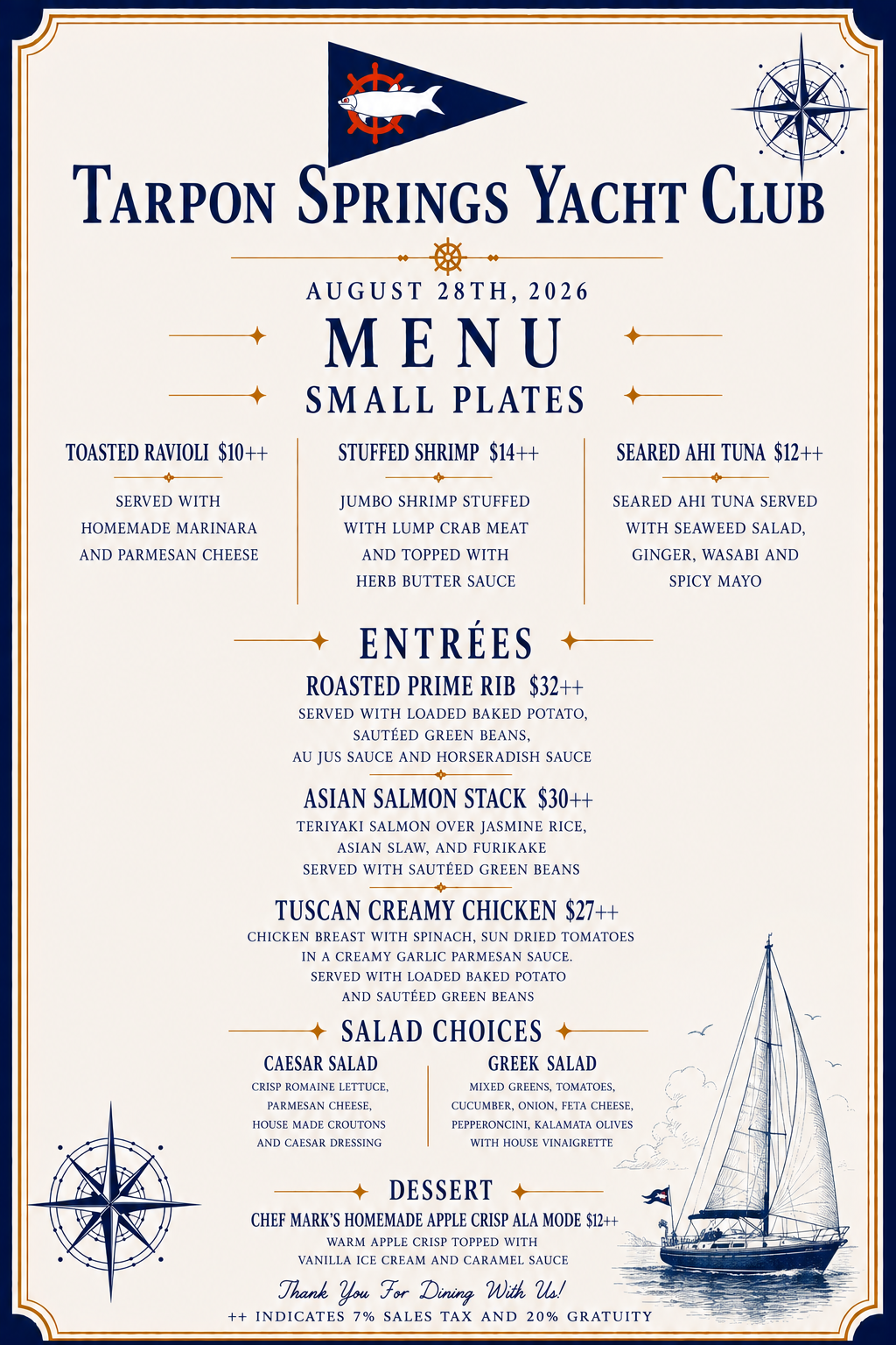 Friday Member Dining